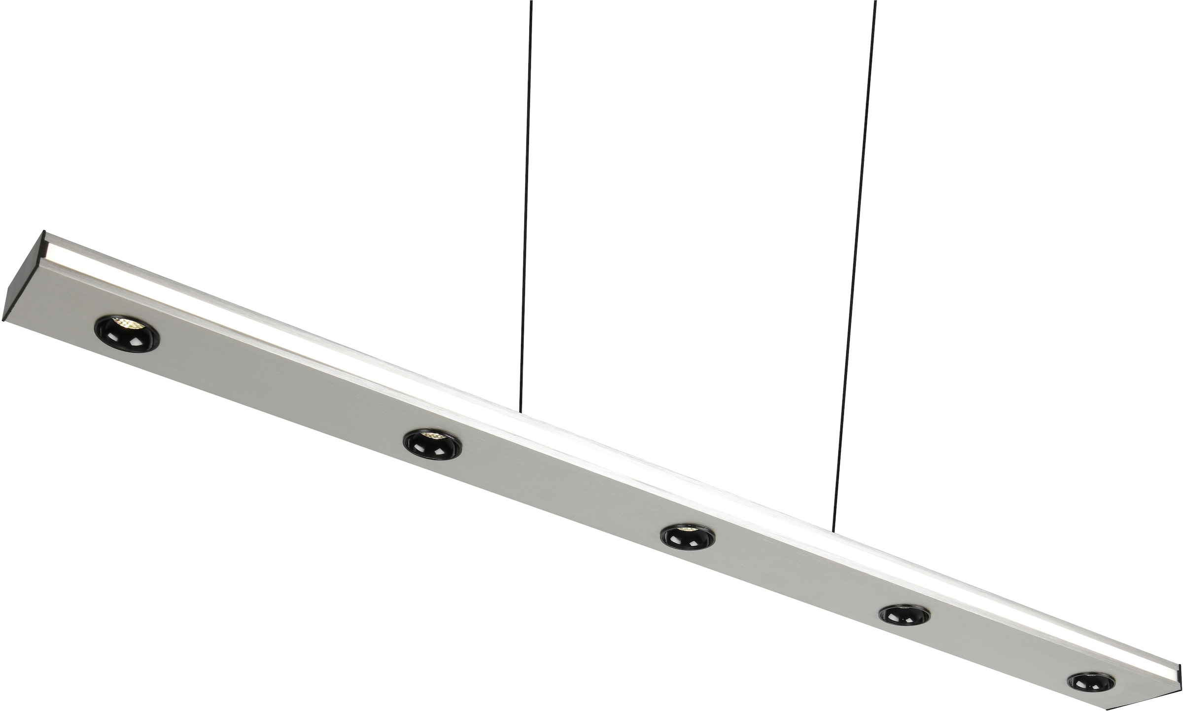 TRIO Leuchten LED Pendelleuchte »GRAHAM, Hängeleuchte höhenverstellbar, dimmbar, Memoryfunktion« LED-Board 1 Stk. Farbwechsler | warmweiß - kaltweiß up-and-down Licht Lichtfarbe einstellbar warm- bis kaltweiß 2300-4000K