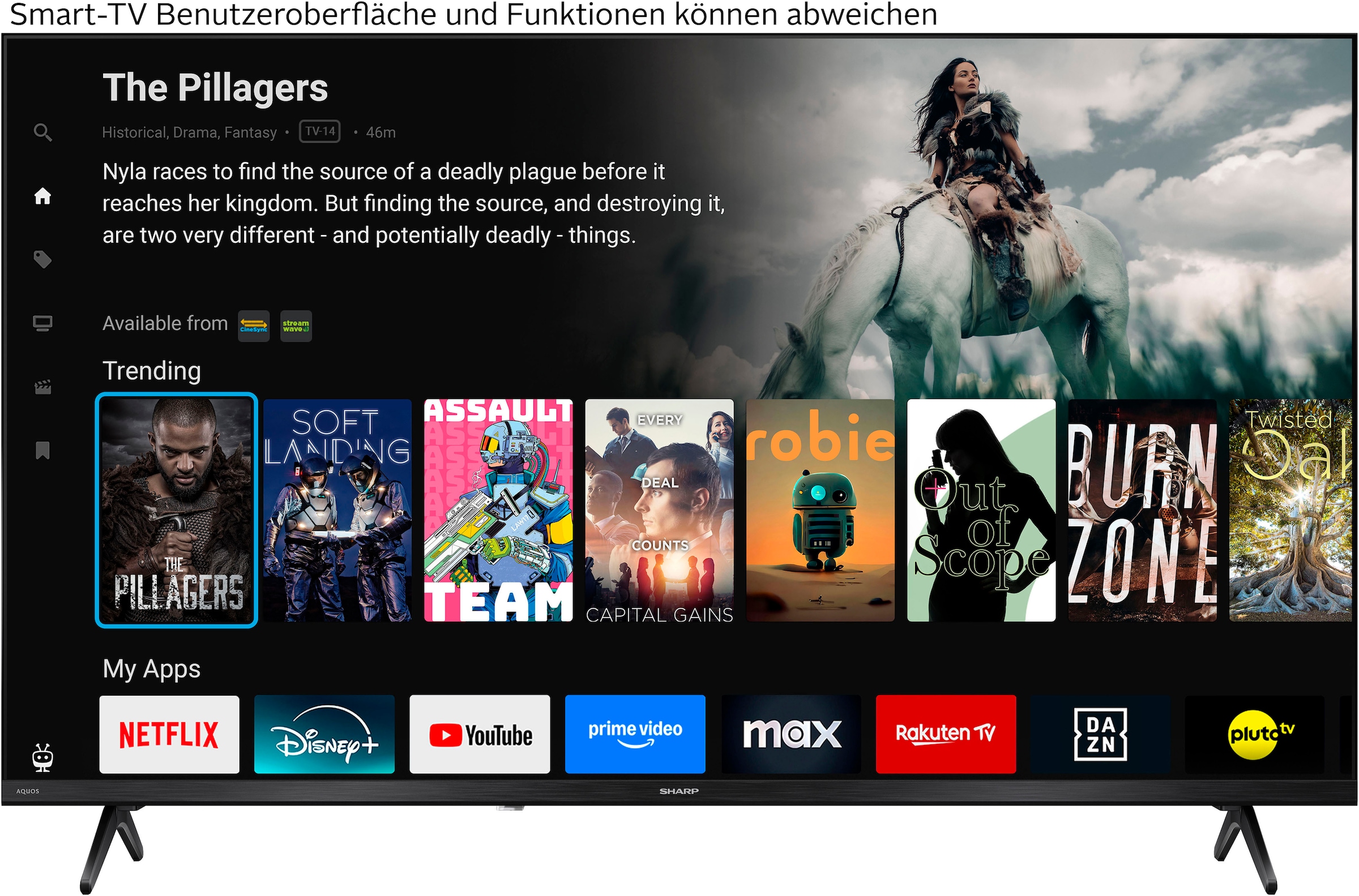 Sharp LED-Fernseher »2T-C40HEx«, Full HD, Smart-TV
