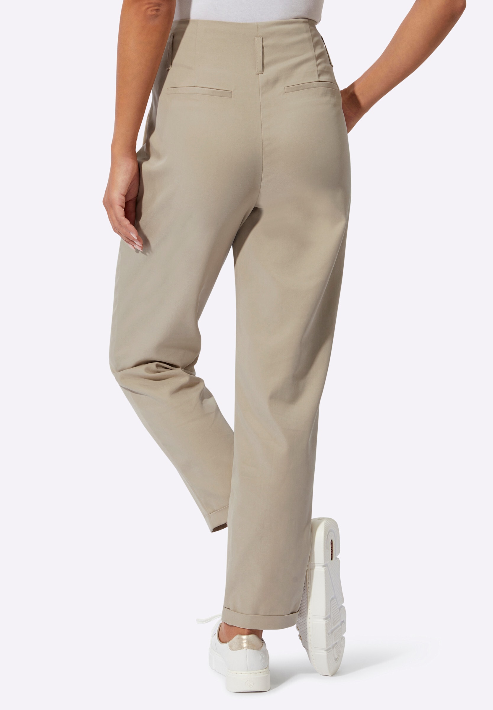 creation L Stoffhose »Lyocell-Polyester-Hose Hose mit hoher Taille«