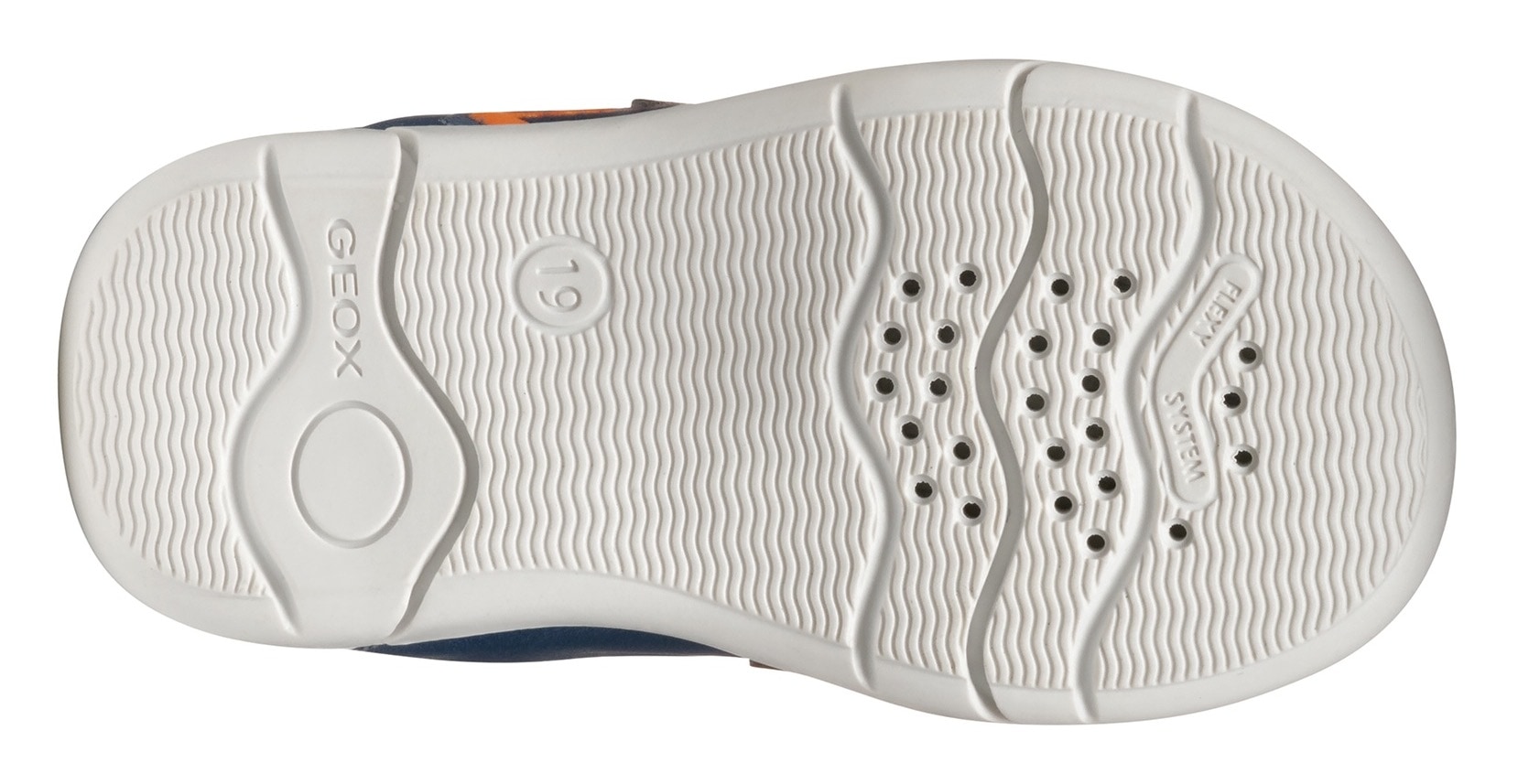 Geox Lauflernschuh »B ZAPITO BOY«, Freizeitschuh, Babyschuh, Klettschuh mit modischem Farbeinsatz