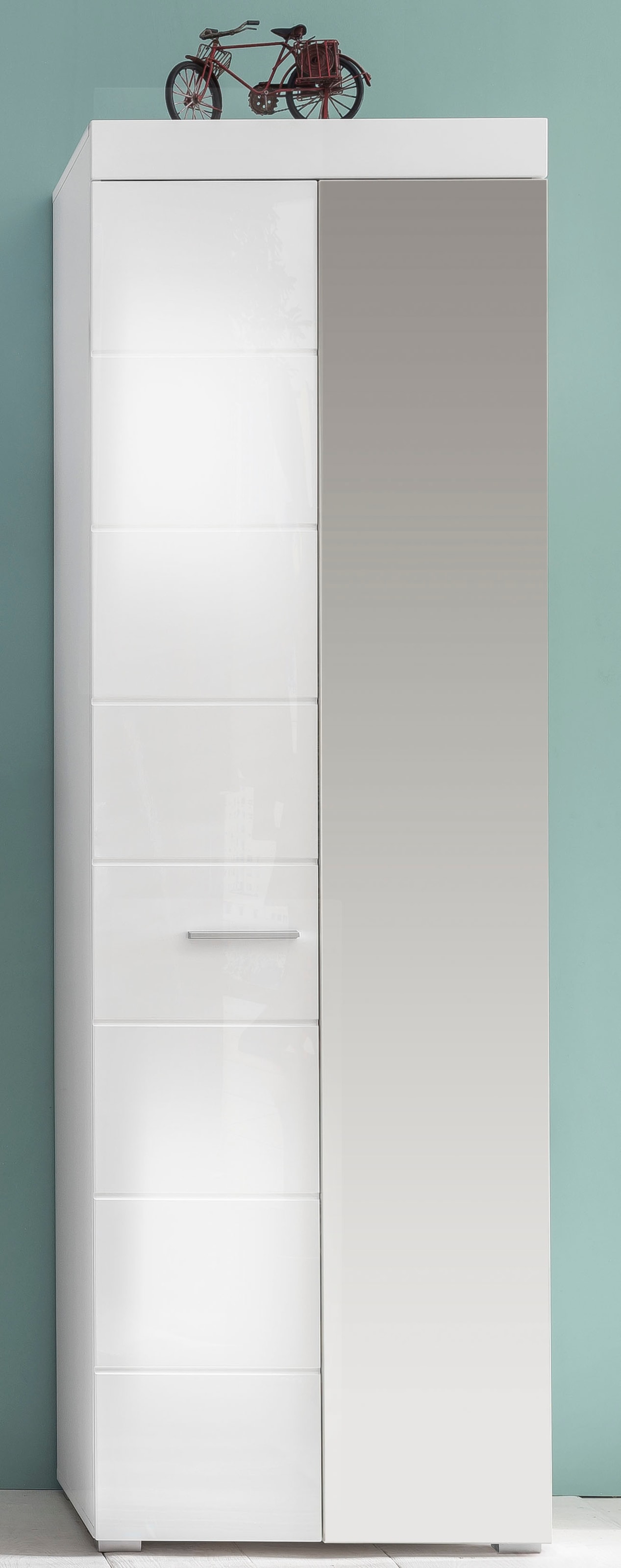 INOSIGN Garderobenschrank »Avena«, Flurschrank mit Spiegeltür - (B/T/H) 80/12/72 cm