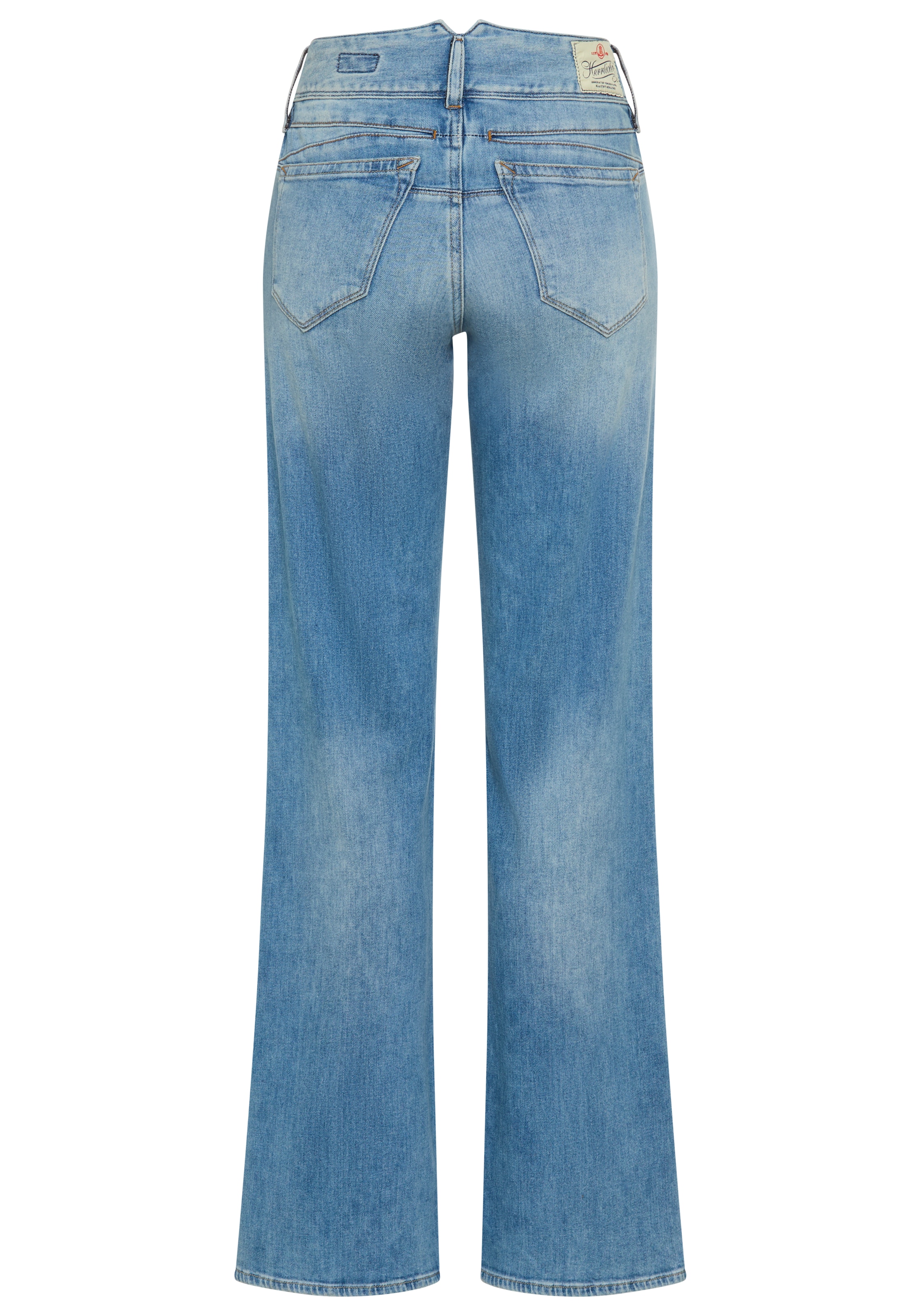 Herrlicher Straight-Jeans »Prime New Denim Stretch« mit Spitzbund hinten