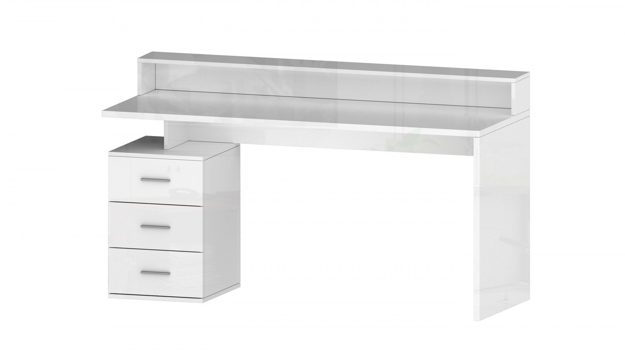 INOSIGN Schreibtisch »NEW SELINA«, mit Schreibtischaufsatz, hochwertiges ital. Design, Breite 160 cm