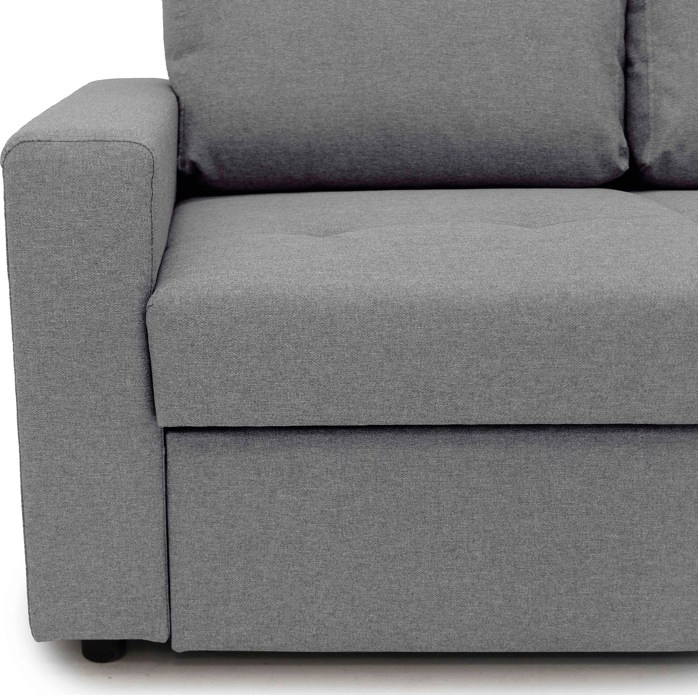 GEPADE Ecksofa »Gustavo, L-Form«, inkl. Bettfunktion und Bettkasten