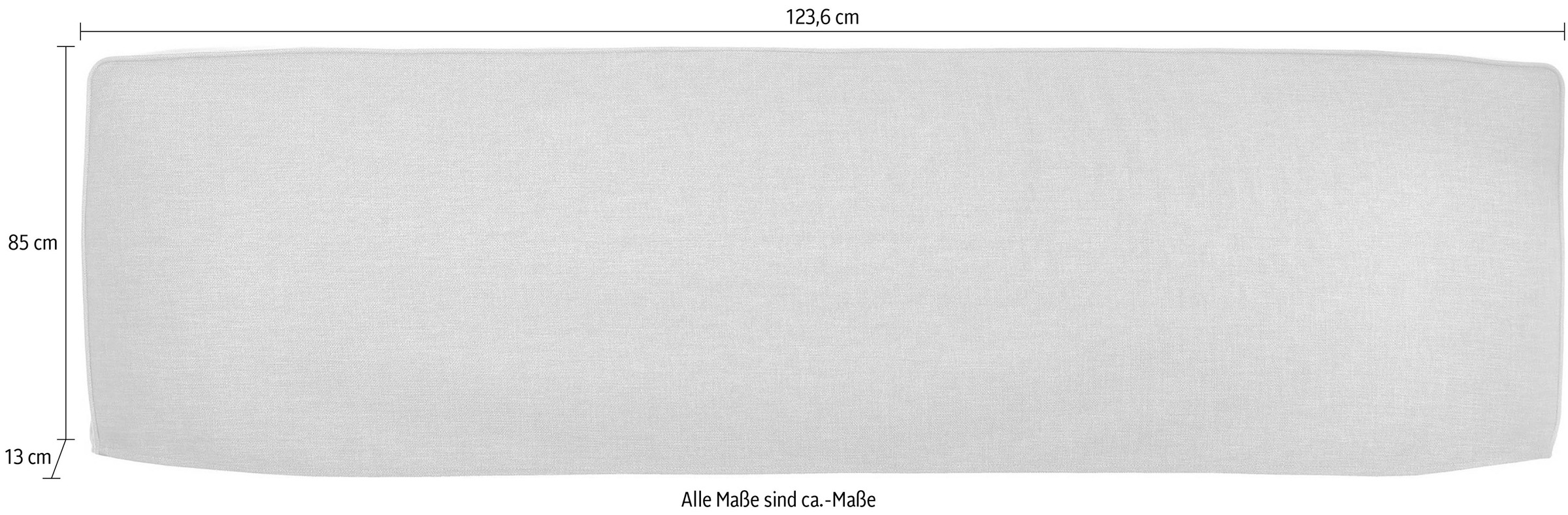 Müller SMALL LIVING Kopfteil »FLAI Polsterkopfteil«, Ergänzung für Einzelbett »FLAI«, ohne Kopfteil