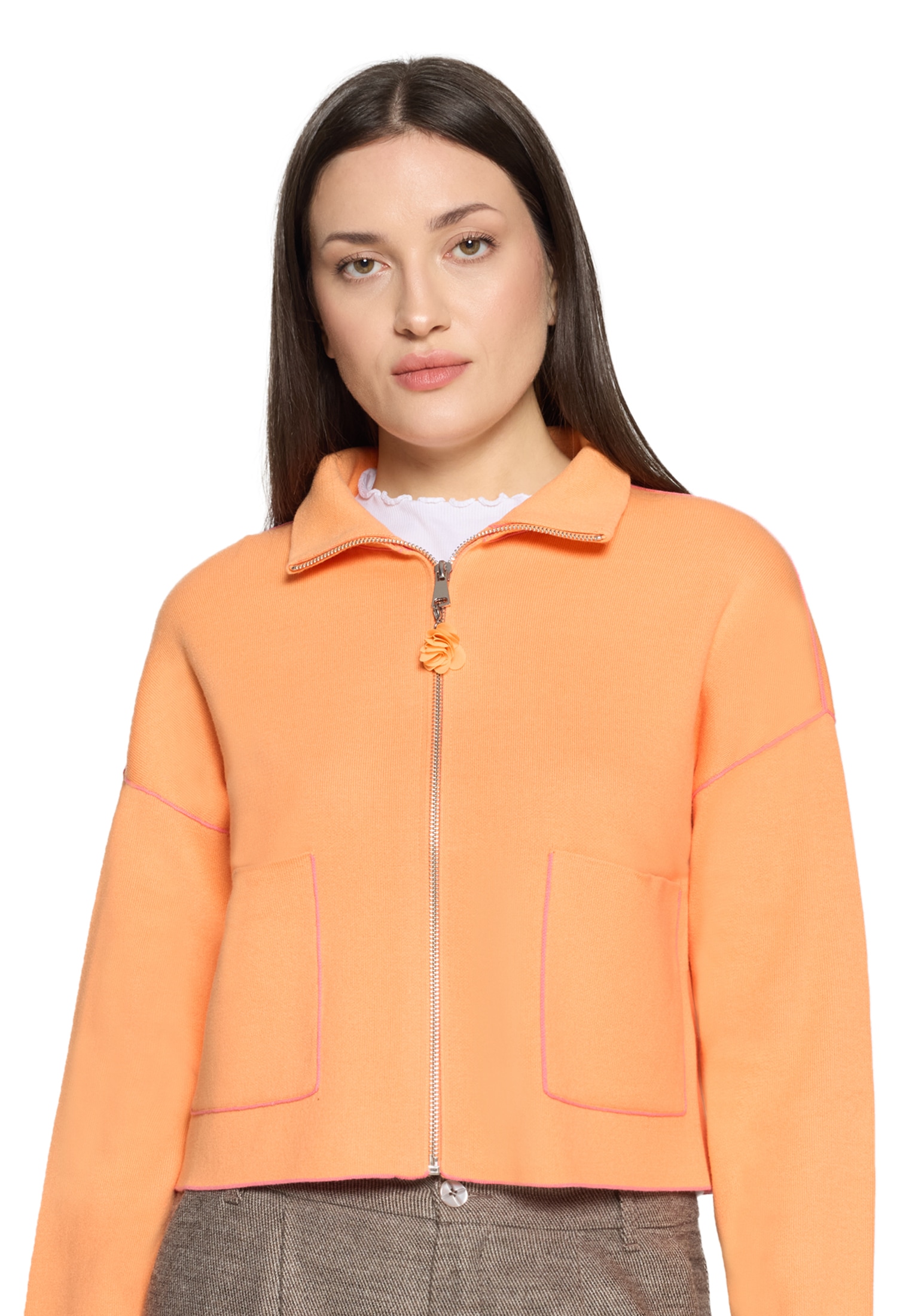 Cartoon Cardigan »Strick-Cardigan mit Stehkragen«