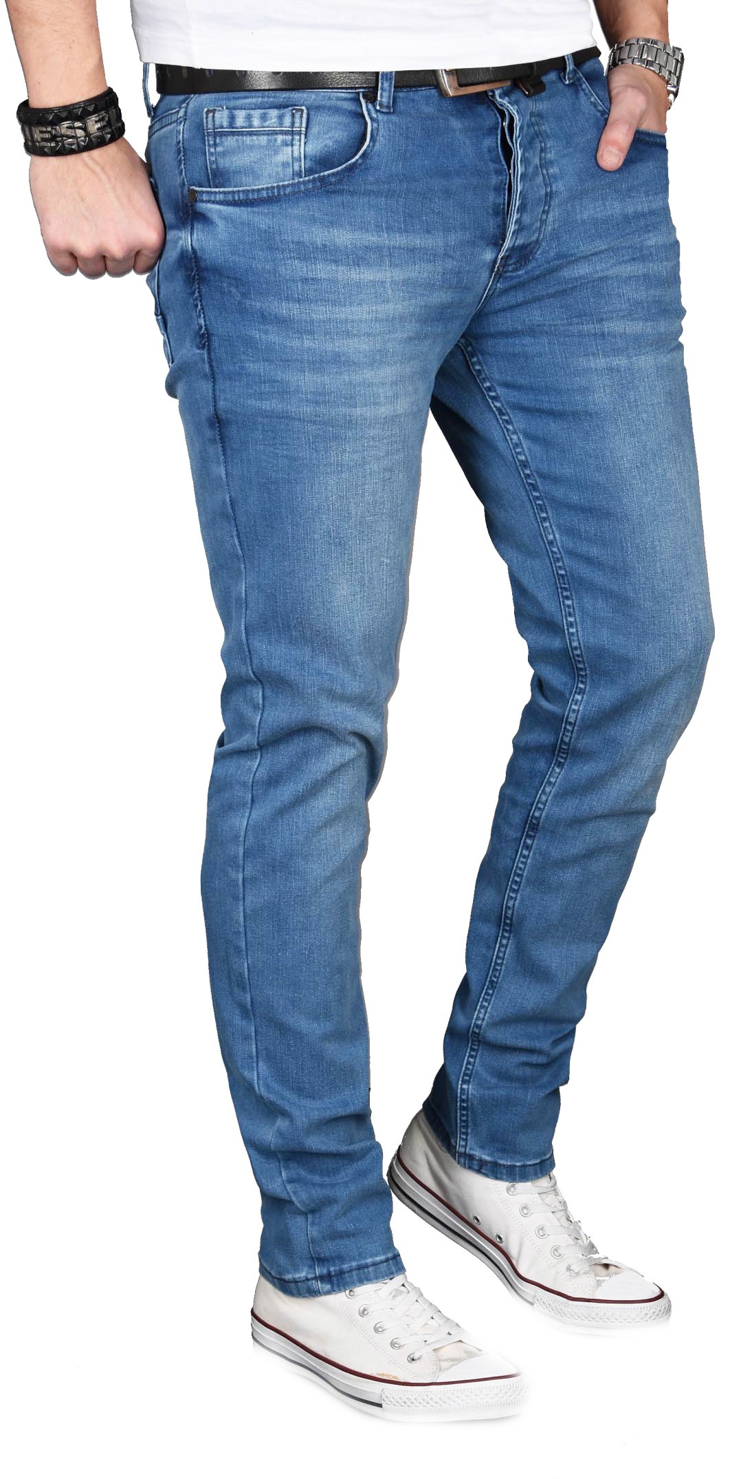 Alessandro Salvarini Regular-fit-Jeans »A. Salvarini Herren Jeans Salvarini-Basic3«