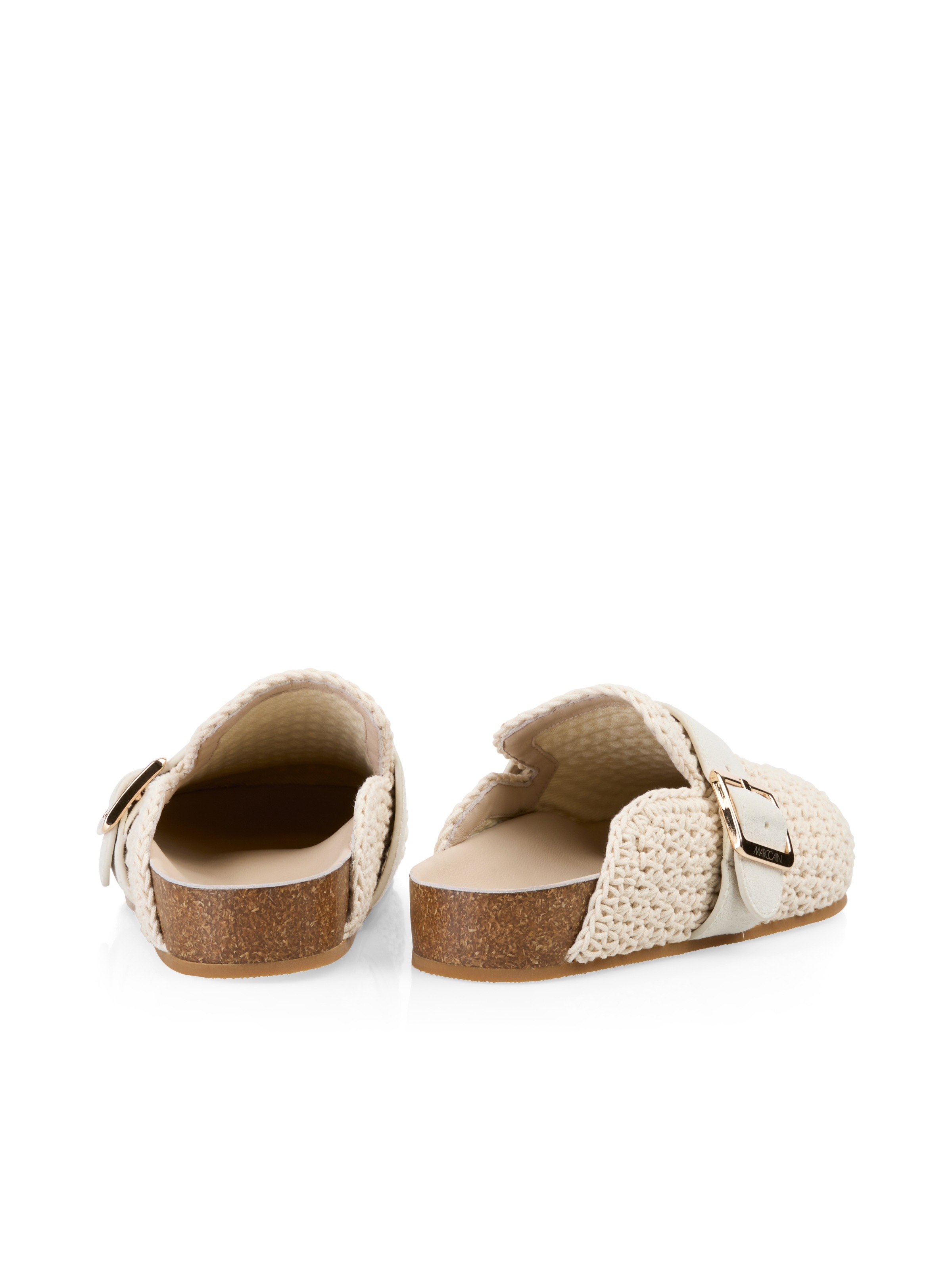 Marc Cain Clog »"Summer to Go"«, Sandale, Hausschuh, Mule, Sldes mit Lederinnensohle