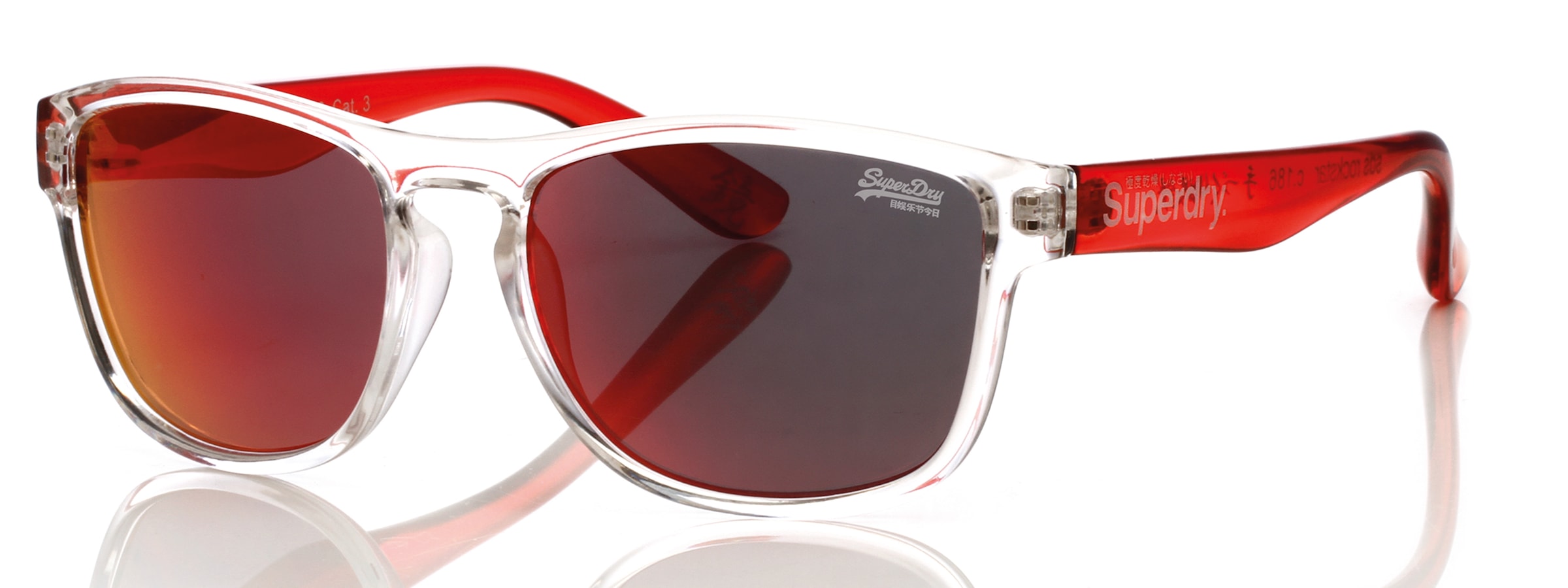 Superdry Sonnenbrille »Modell 996056« Form Karree/Eckig, Logoschriftzug auf Bügel, Injectionfassung