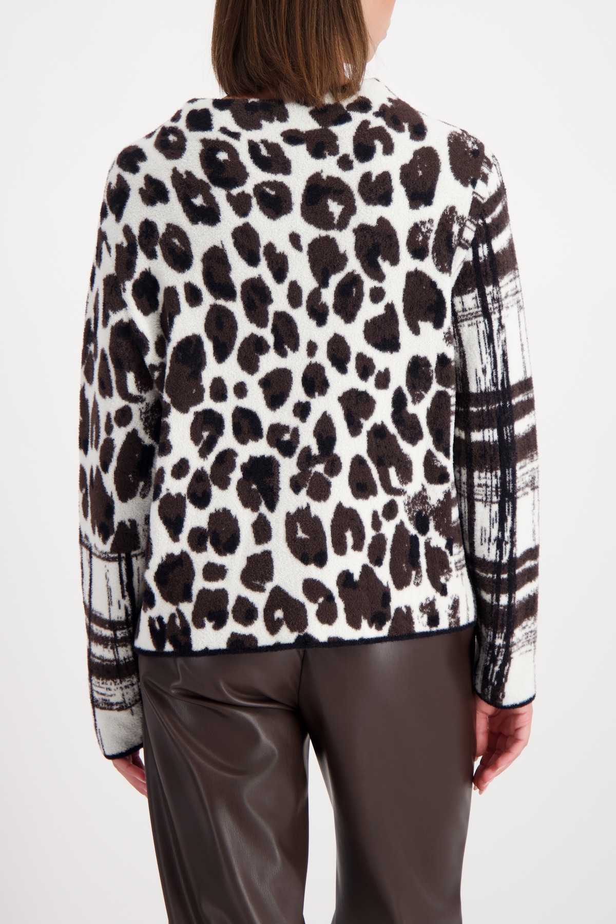 Monari Strickpullover , Regular fit mit Stehkragen
