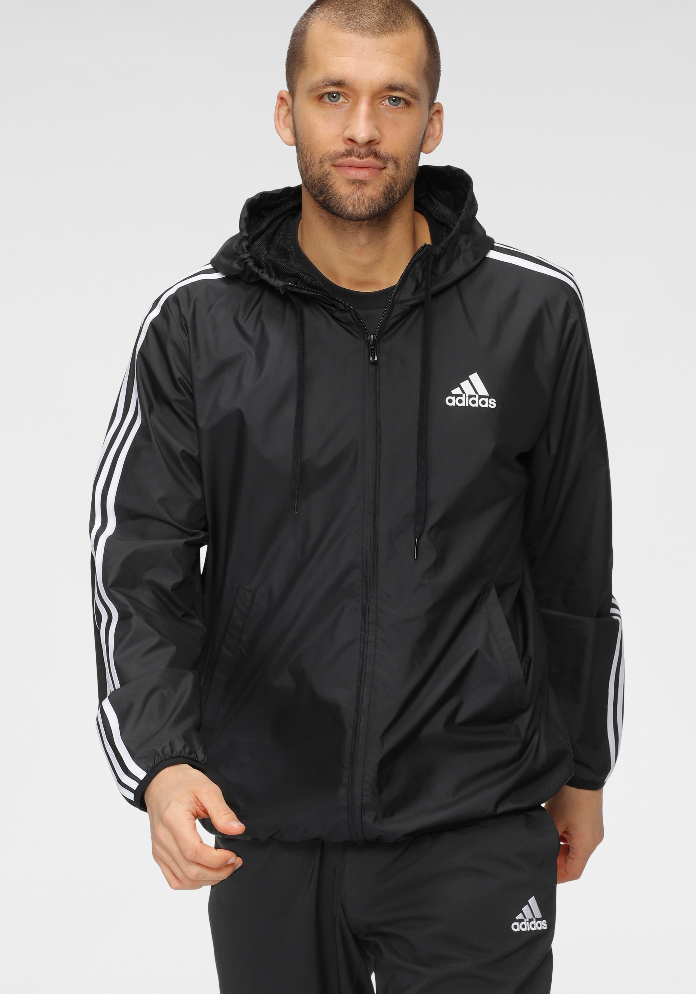 adidas Performance Windbreaker »PRIMEGREEN ESSENTIALS 3-STREIFEN«