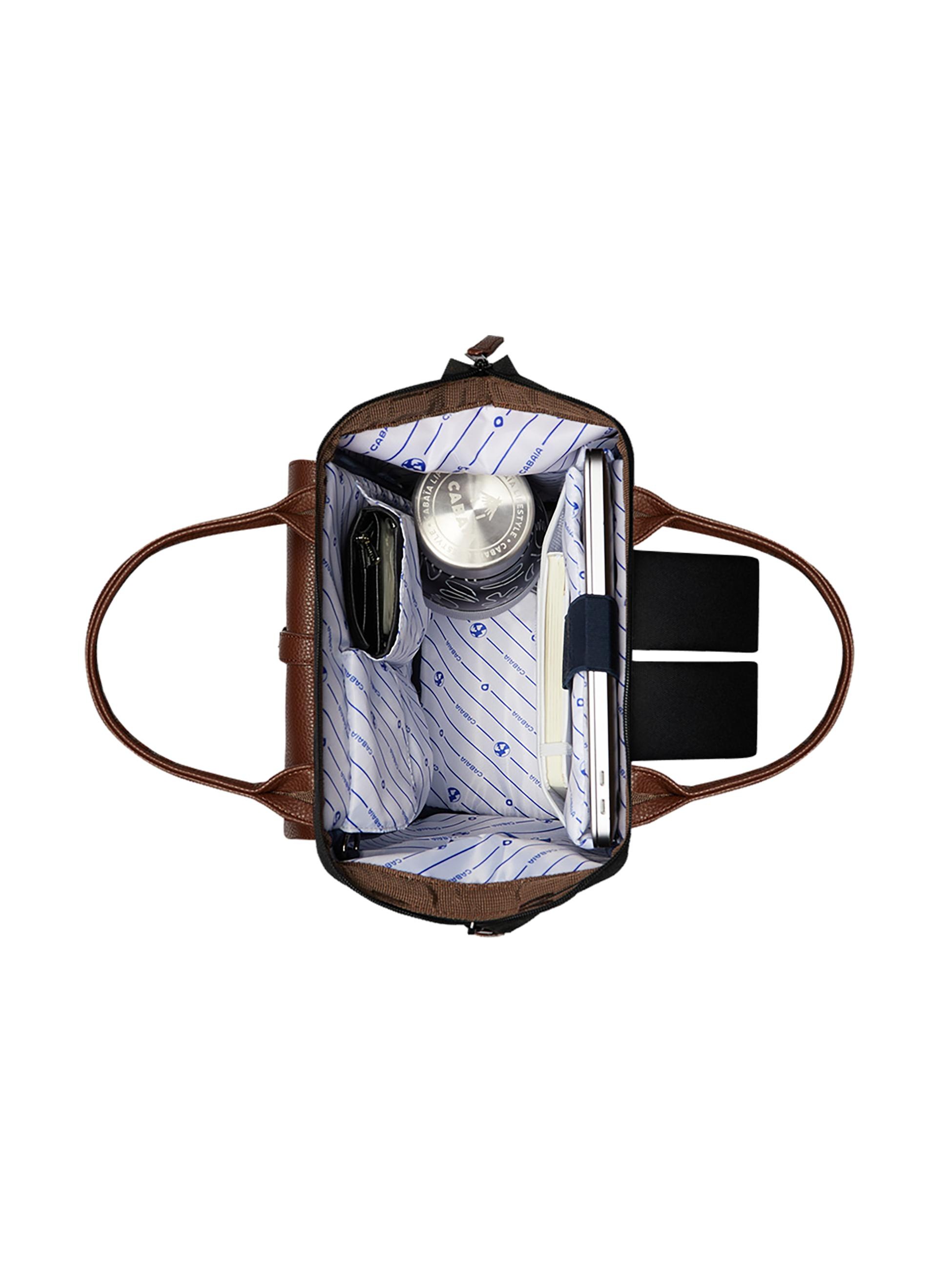 CABAIA Tagesrucksack »Tagesrucksack Small«, Cityrucksack mit austauschbaren Vordertaschen