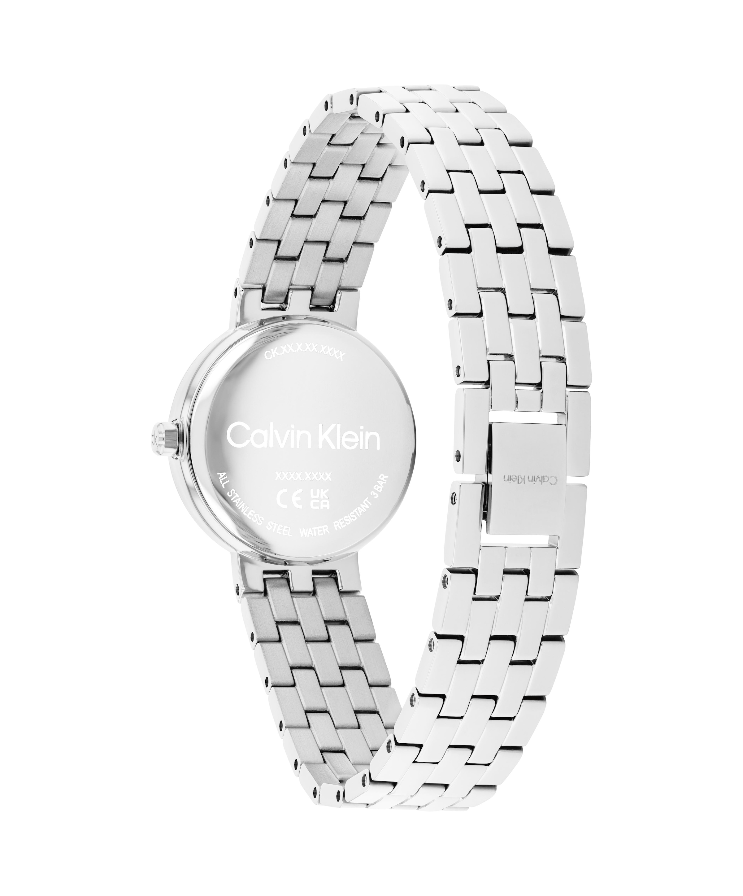 Calvin Klein Quarzuhr »FORME« Armbanduhr, Damenuhr, Edelstahlarmband, analog