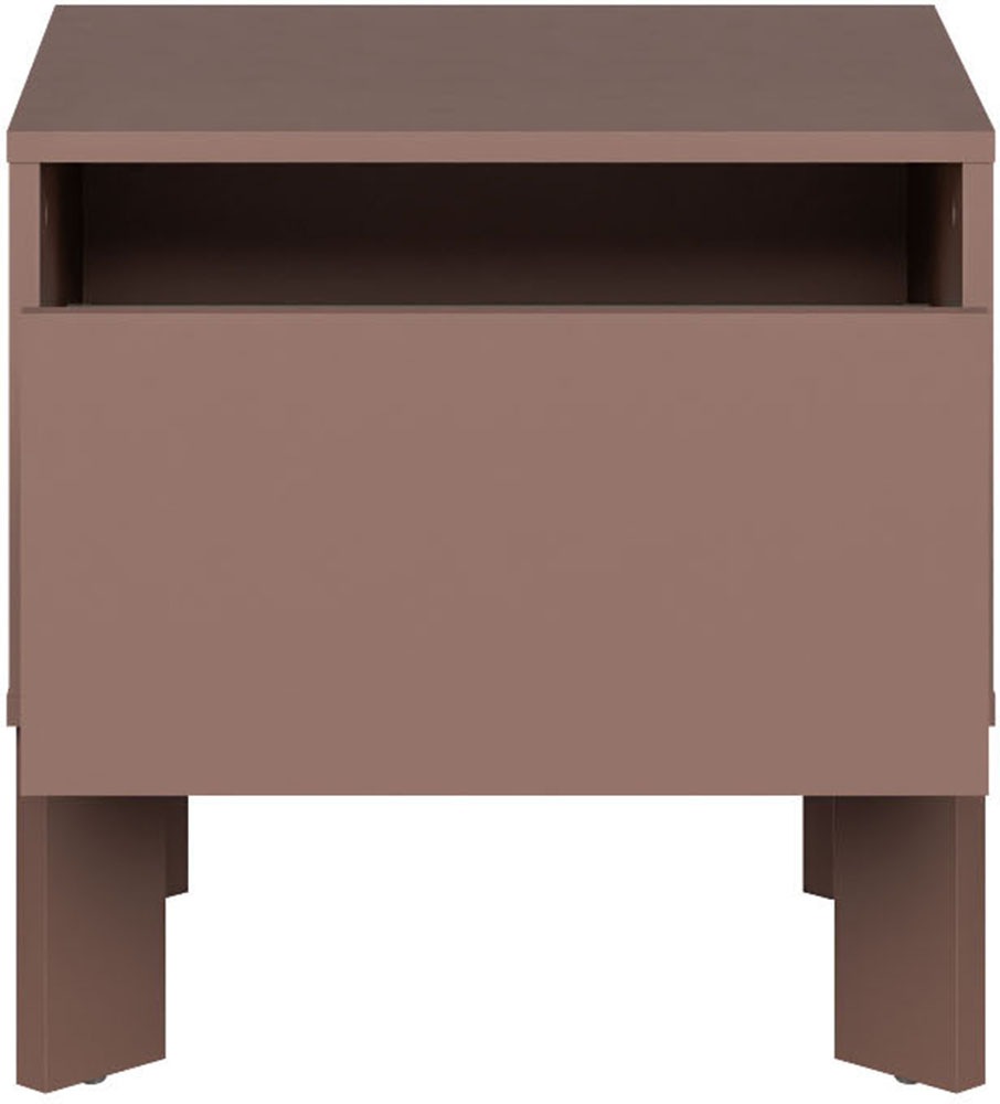 FORTE Nachtkommode »Tahoe Nachtkommode, grifflos, Schubkasten« B/H/T 48,2/47,5/41,4 cm