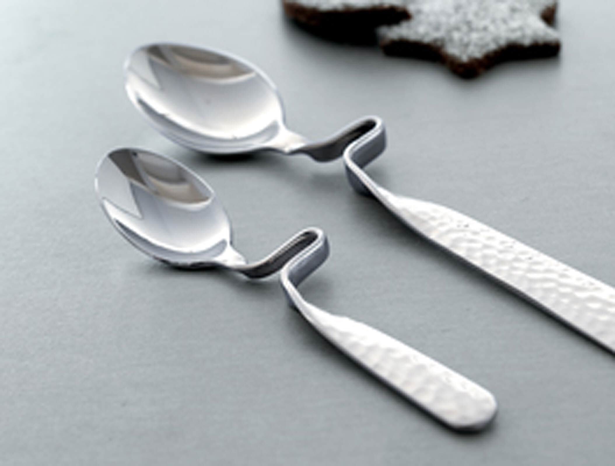 Villeroy & Boch Esslöffel »Kaffeelöffel NewWave Caffè Spoon 17,5 cm 6er Set silber« Spülmaschinenfest
