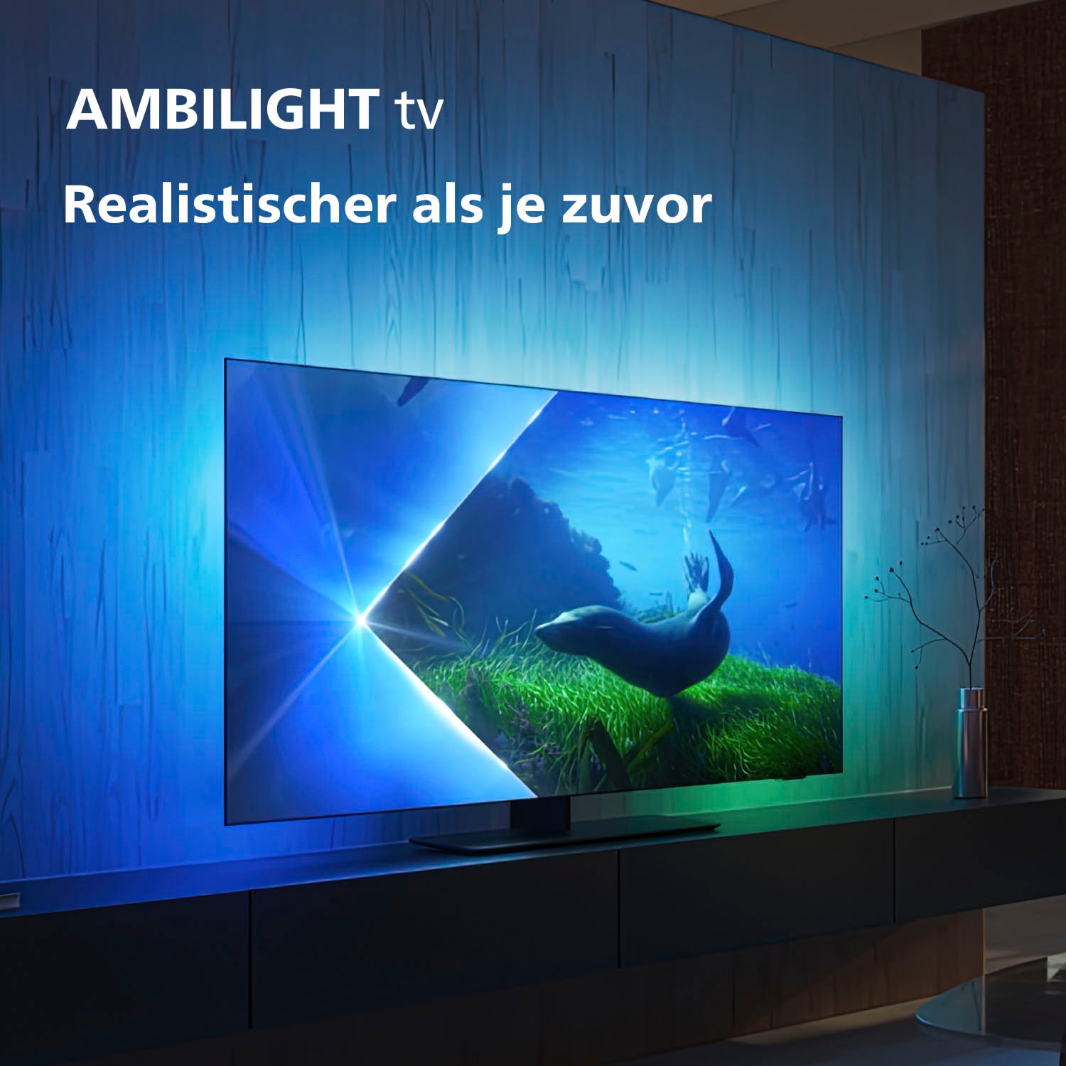 Philips OLED-Fernseher »65OLED808/12«, 4K Ultra HD, Android TV-Google TV-Smart-TV