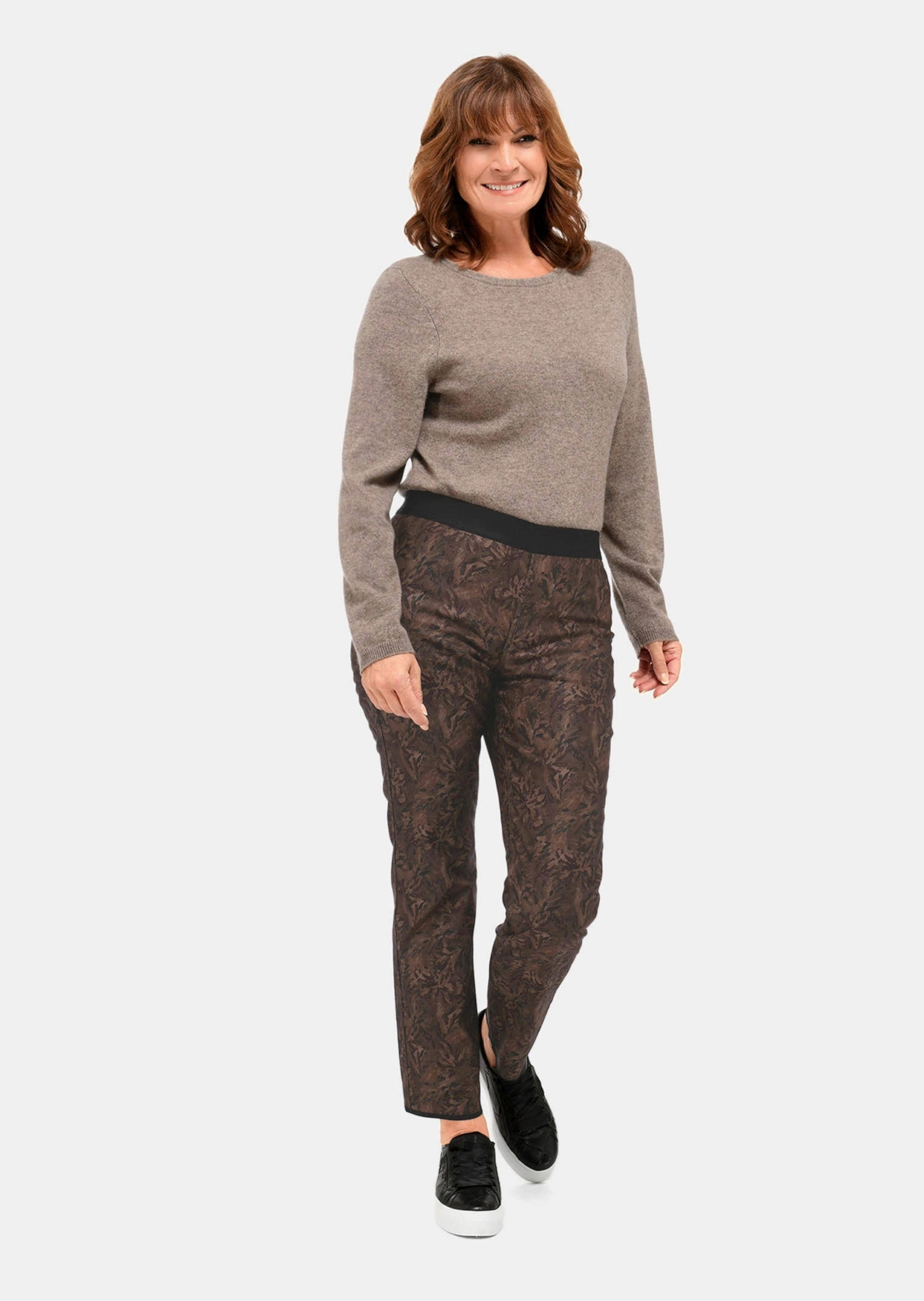 GOLDNER Chinos »Wendedruckhose Louisa Wendedruckhose Louisa«