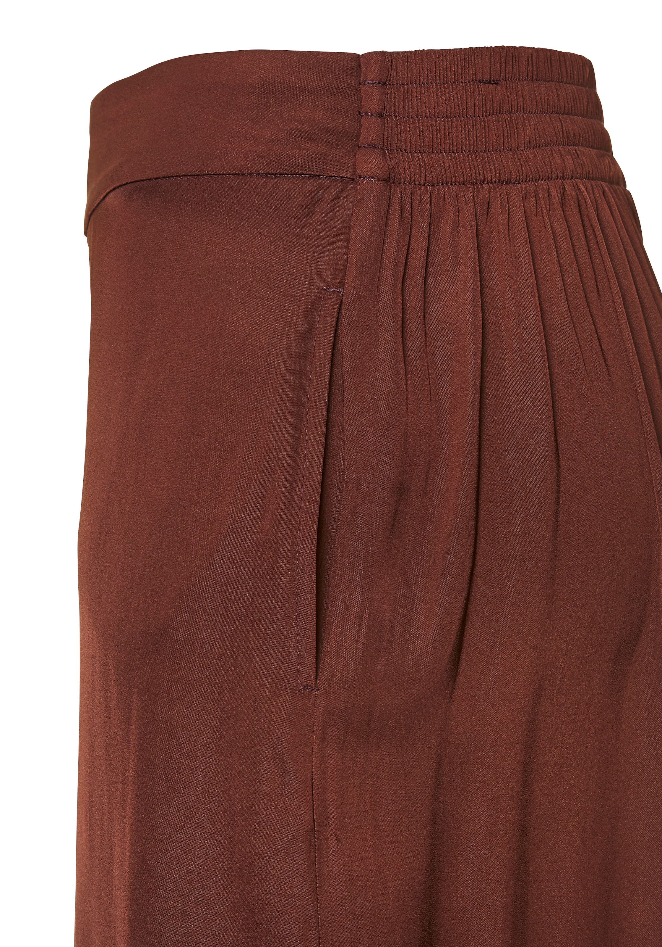 LASCANA Webhose, aus leichter Satinqualität, weite Palazzohose mit Taschen, Stoffhose