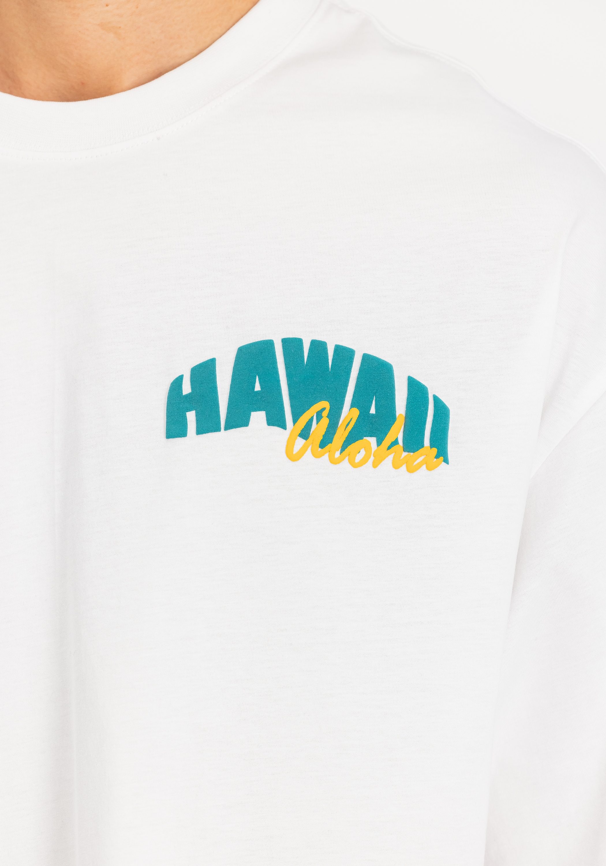 Alpha Industries T-Shirt »Hawaii Aloha Backprint T-Shirt«