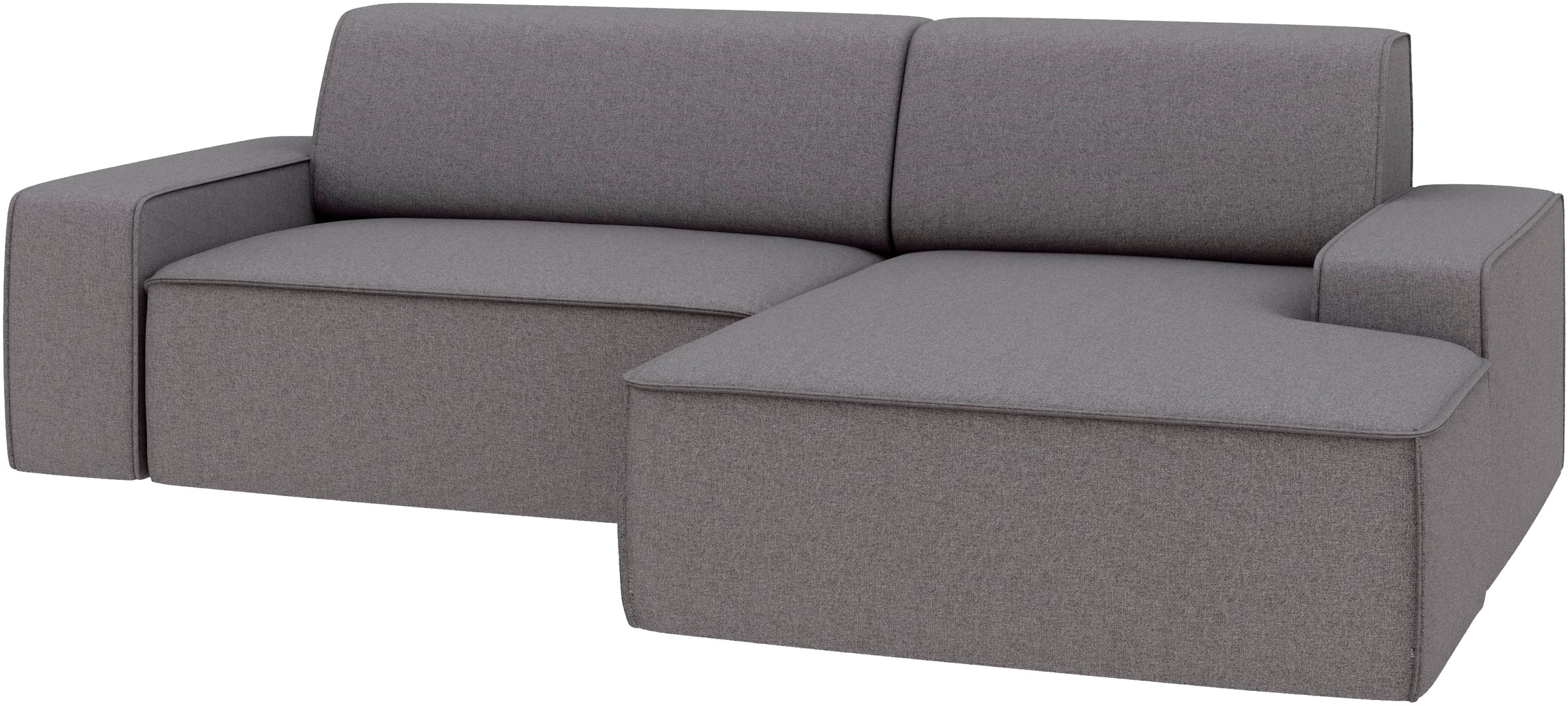 TRENDMANUFAKTUR Ecksofa »Graz, wahlweise mit Sitzvorschub und Bettkasten, L-Form, Breite 246 cm« in Cord-, haustierfreundlichem LEO Struktur- oder LUMOS-3D-Bezug