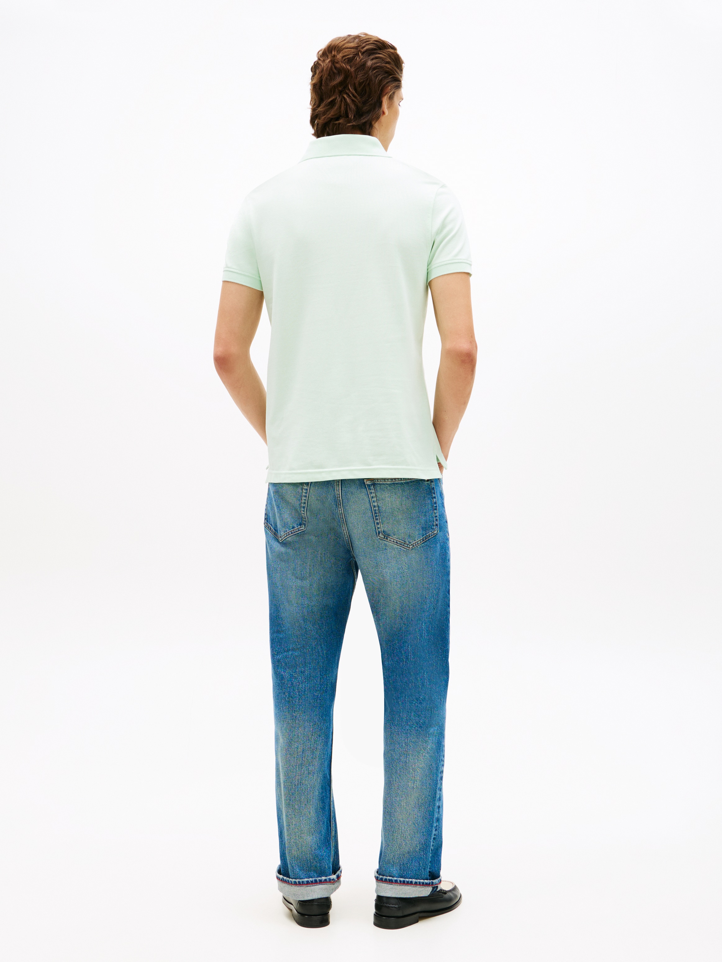 Tommy Hilfiger Poloshirt »1985 SLIM POLO« mit Stickerei, Piqué-Qualität, Slim fit