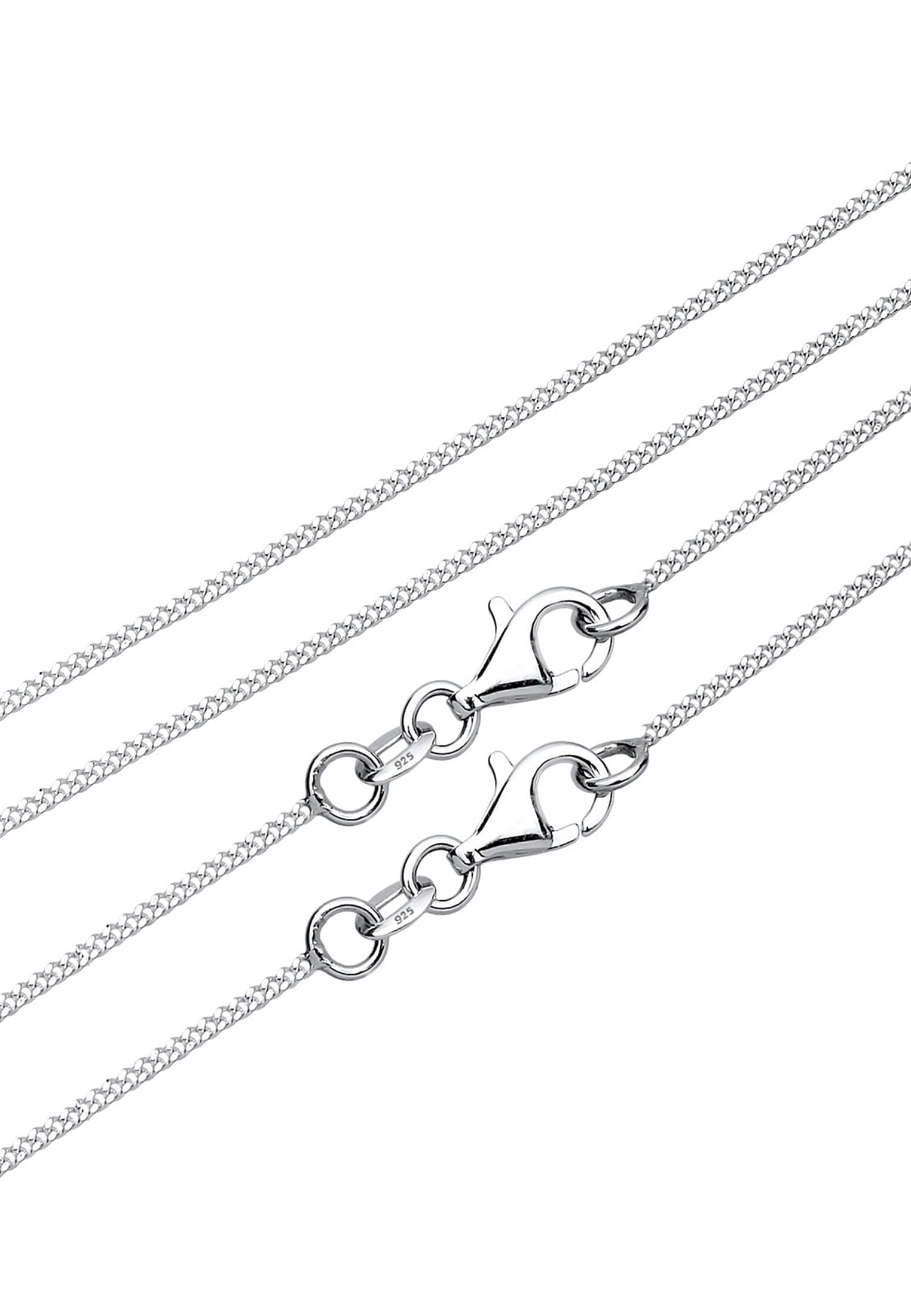 Elli Ketten-Set »Halskette Freunde Partner Herz 925 Sterling Silber«