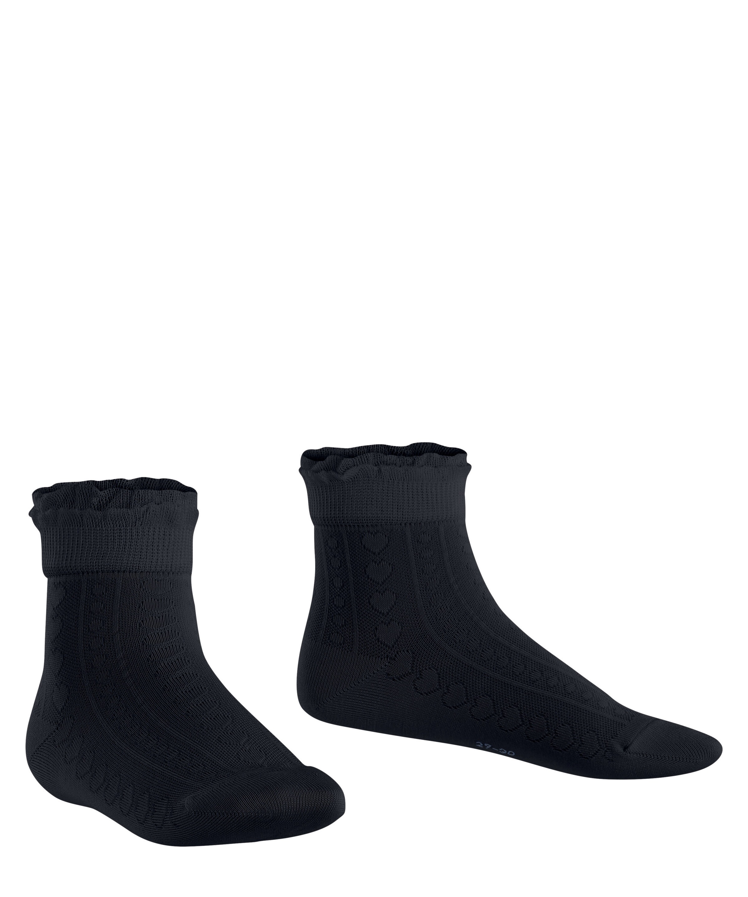 FALKE Socken »Romantic Net« mit feiner Ajourmusterung, für Kinder, aus Fil d’Écosse Baumwolle