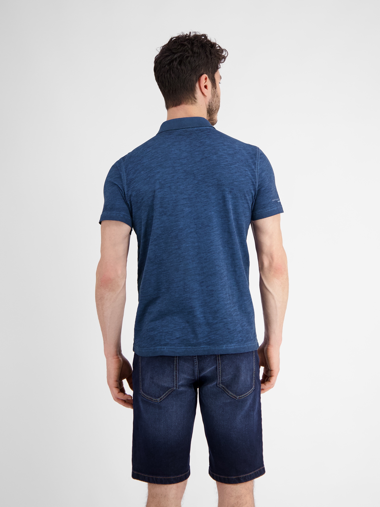 LERROS Poloshirt »LERROS Poloshirt mit lässigem Brustprint«