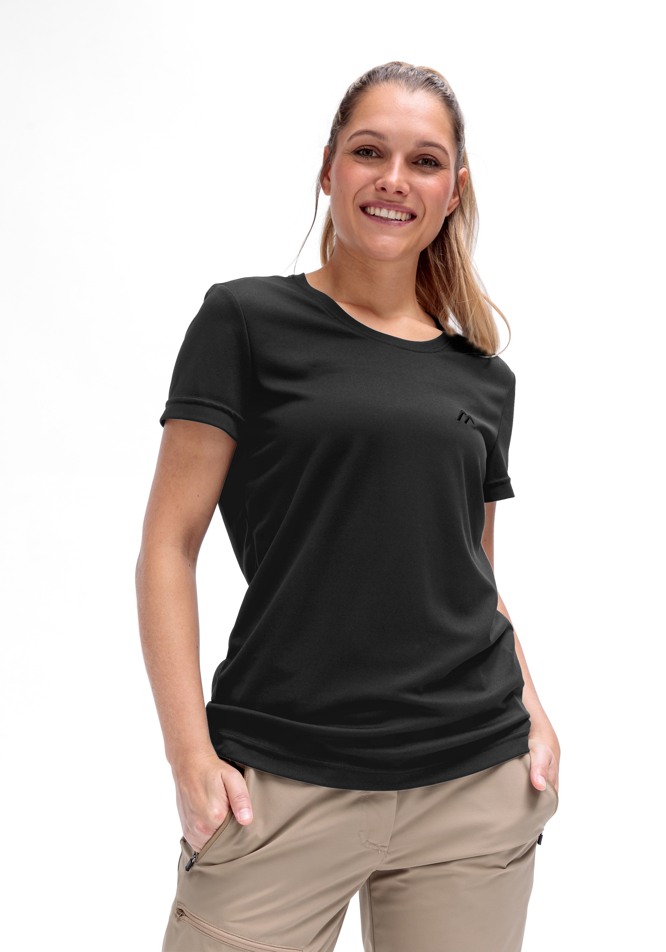 Maier Sports T-Shirt »Da-Shirt 1/2 Arm Waltraud H/S« für sportliche Aktivitäten, sportlicher Stil