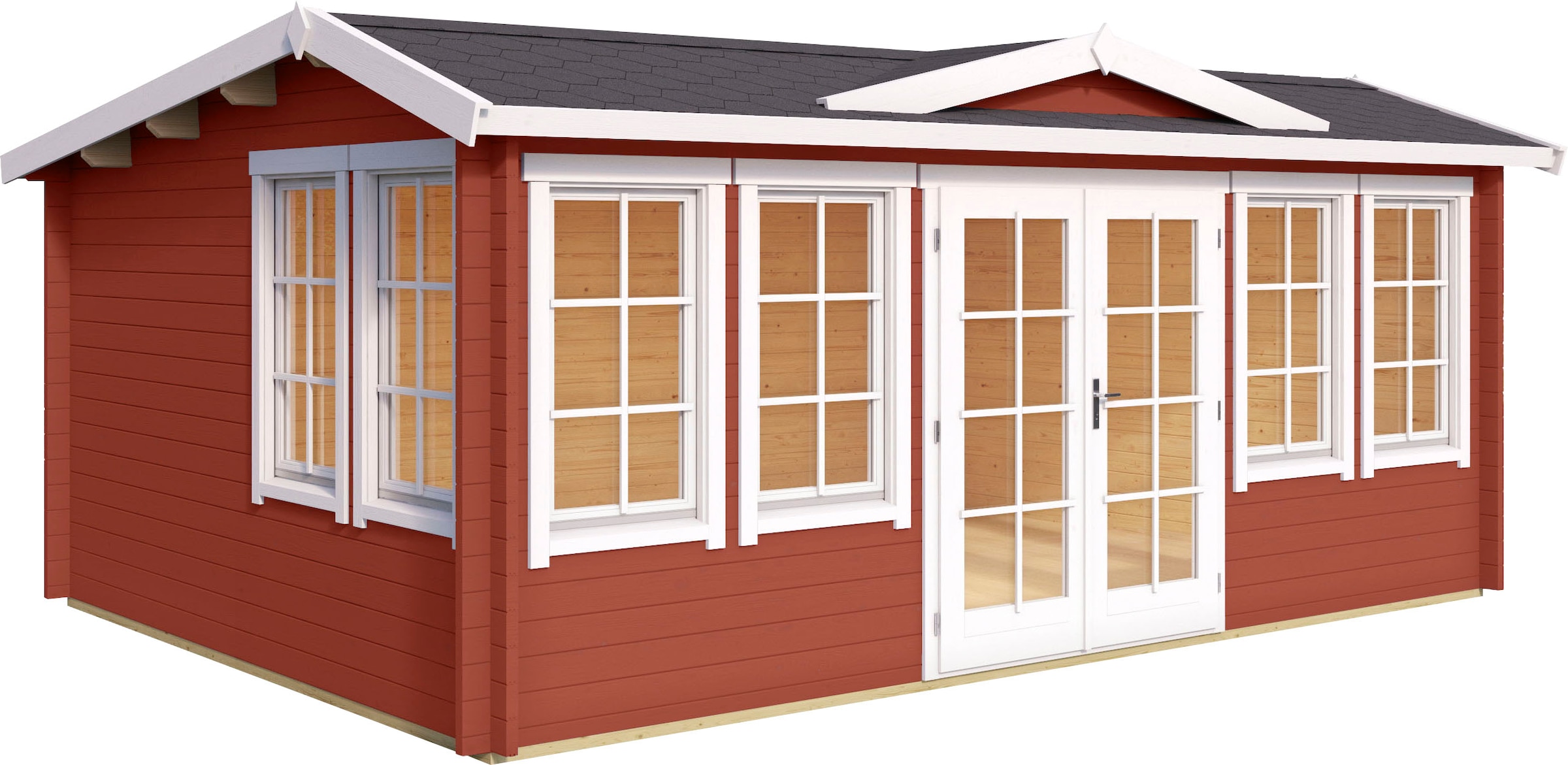 Lasita Maja Gartenhaus »BALMORAL« in rot