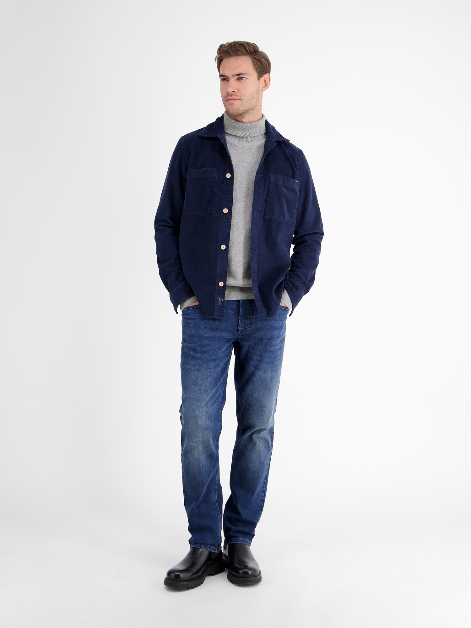 LERROS Rollkragenpullover »LERROS Herren Rollkragen-Strickpullover«