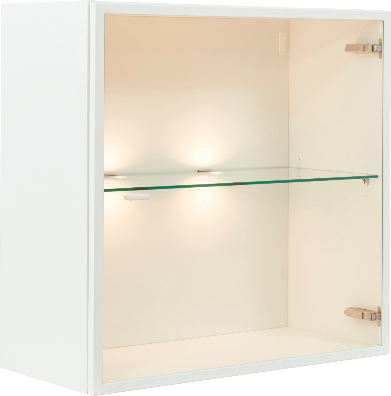 now! by hülsta Hängeschrank »touch«, mit Glastür, wahlweise mit Beleuchtung, Breite 70,2 cm