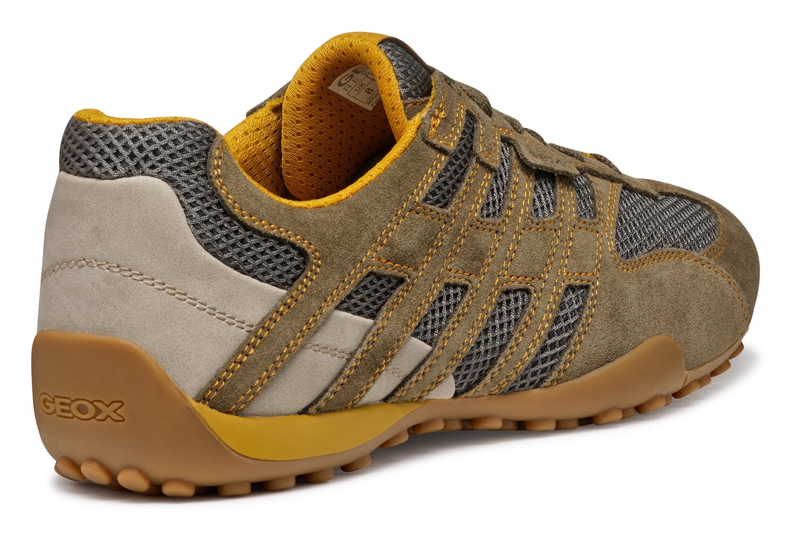 Geox Schnürschuh »U SNAKE ORIGINAL«, Schnürschuh, Freizeitschuh, Trekking Sneaker mit Lederinnensohle