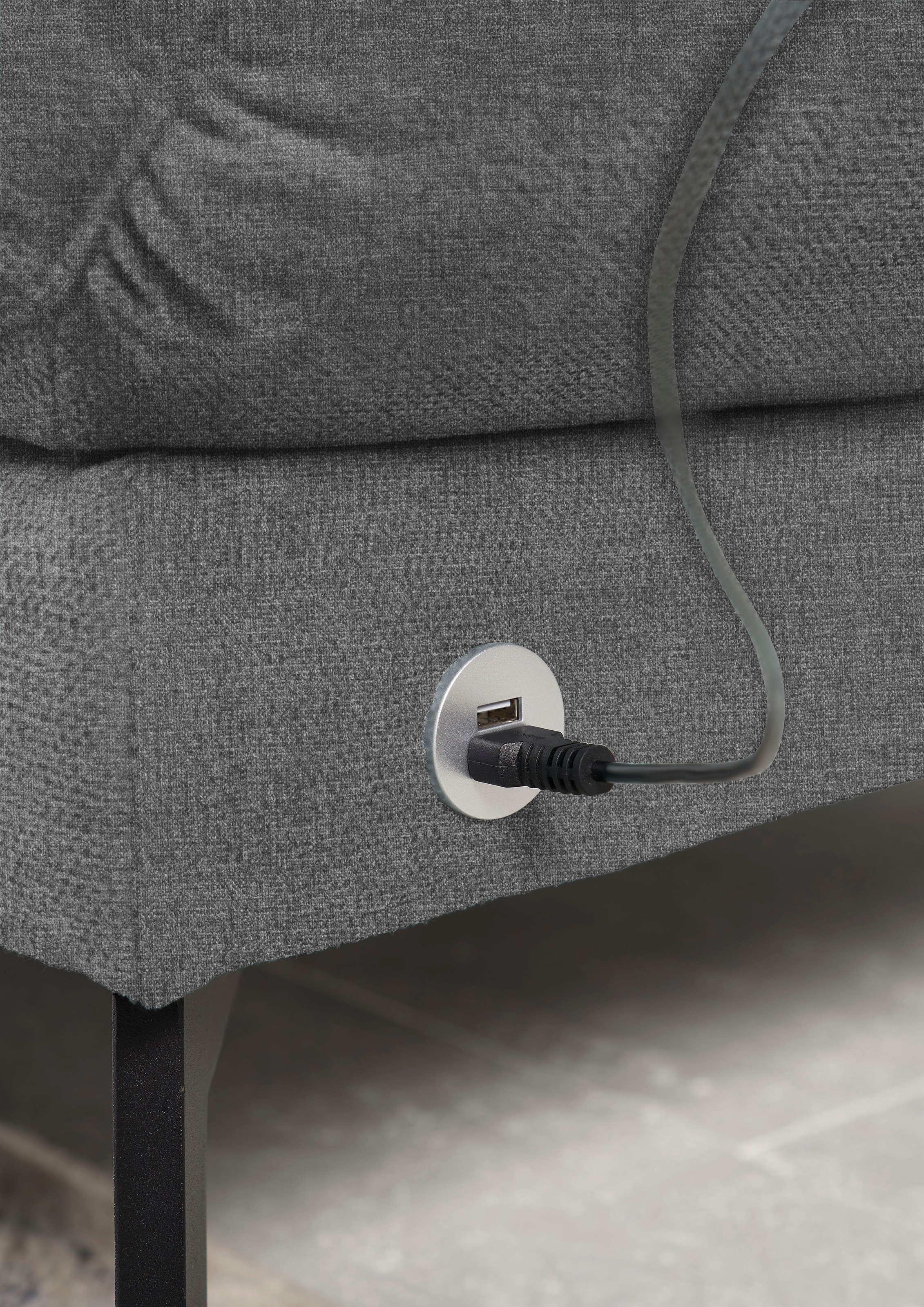 3C Candy Ecksofa »Kairo modernes Multifunktions-Sofa, bequem, L-Form«, inklusive Drehsitz, Armlehnen- und Rückenverstellung