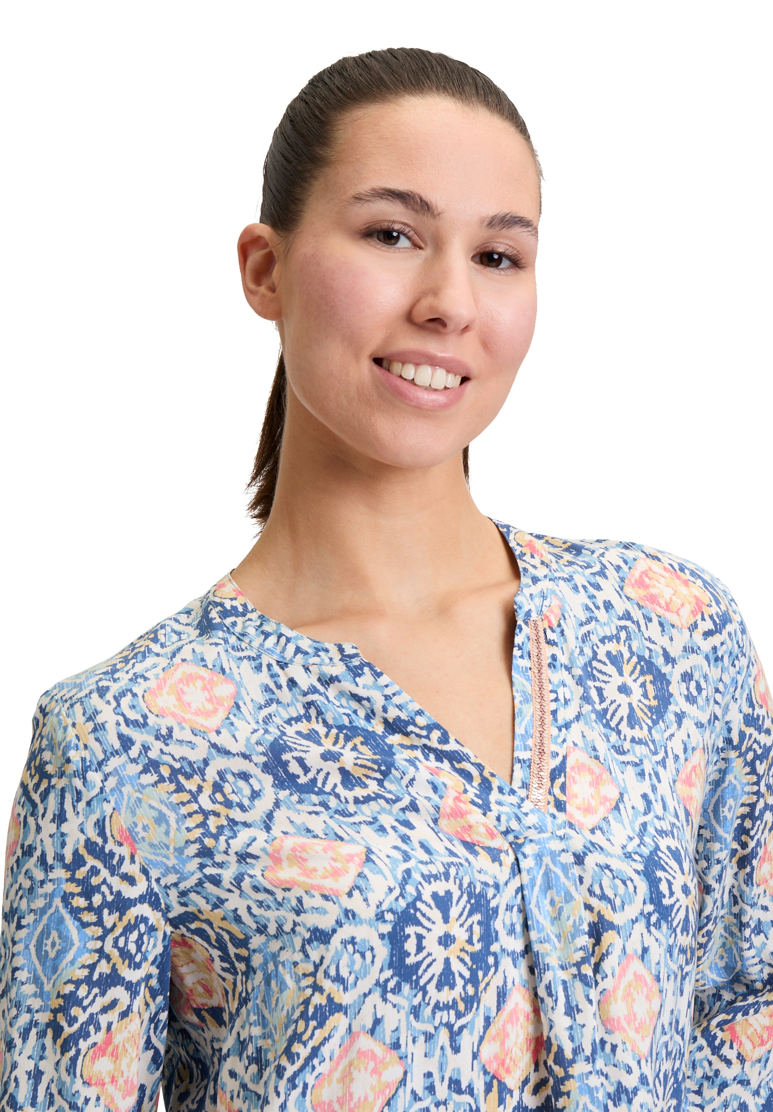 Cartoon Klassische Bluse »Blusenshirt mit Muster«