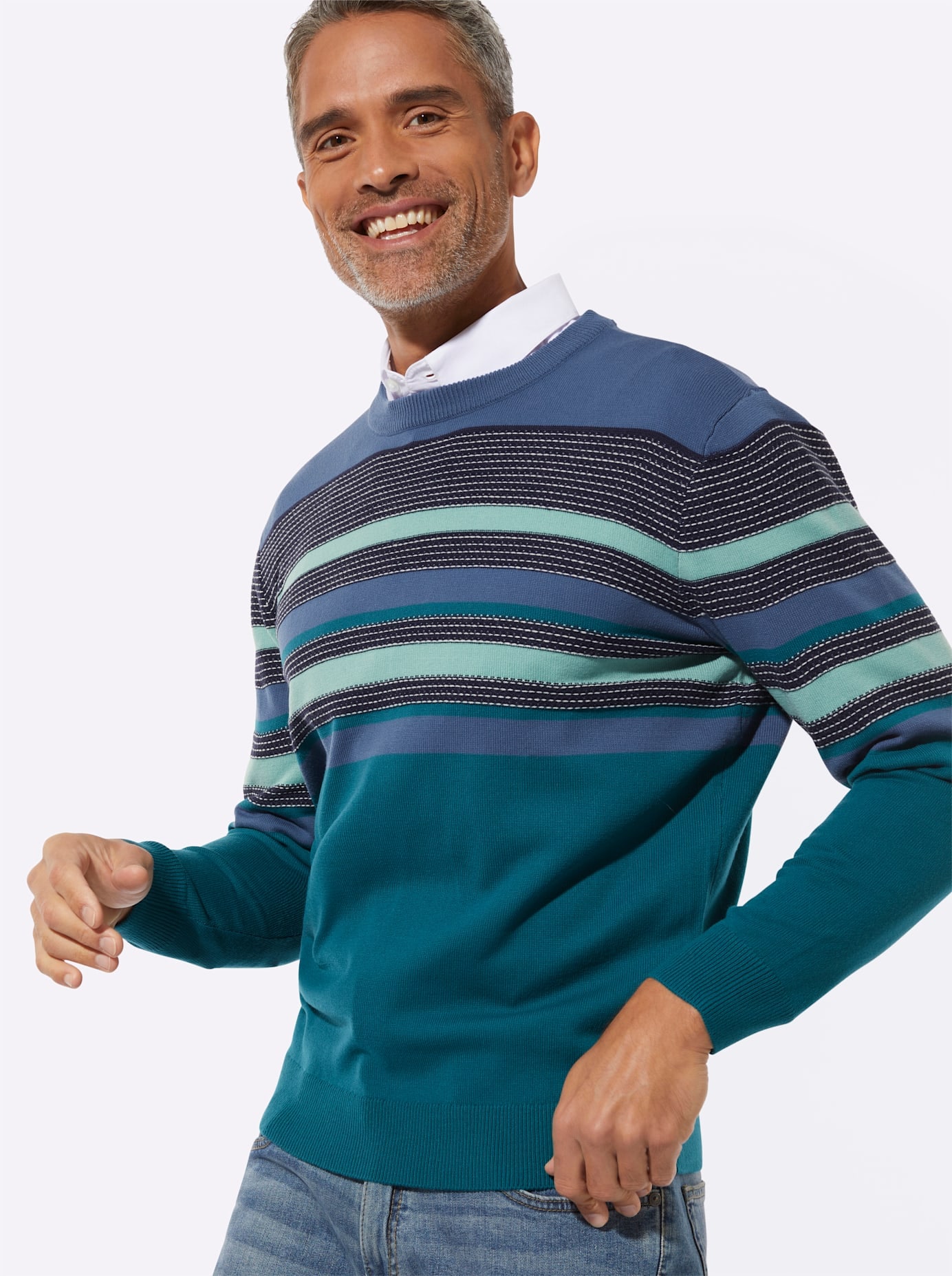 Classic Rundhalspullover »Rundhals-Pullover«