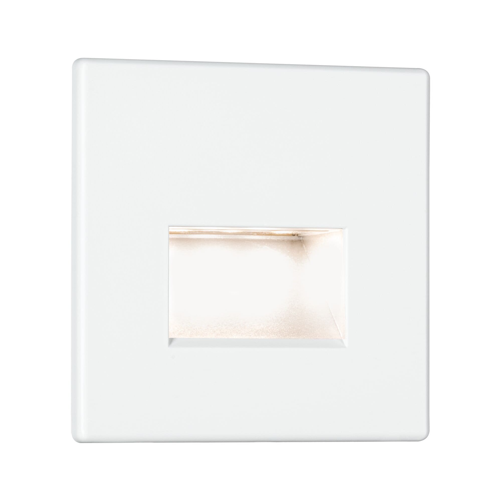 Paulmann LED Einbauleuchte »LED Wandeinbauleuchte Edge Quadro 1,2W 25lm 230V« 1 Stk. Warmweiß