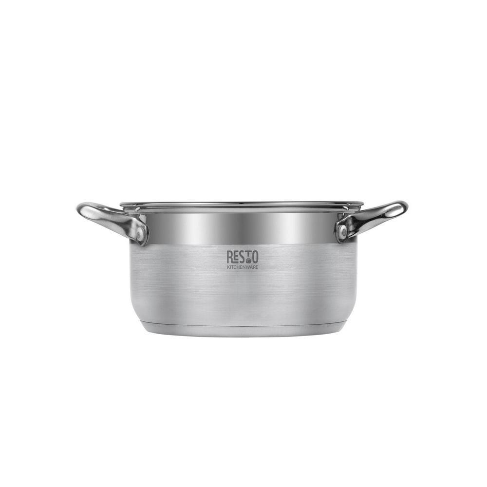 RESTO Kitchenware Kochtopf »Libra, Topf energiesparend und spülmaschinenfest« 1 tlg. Edelstahl 18/10