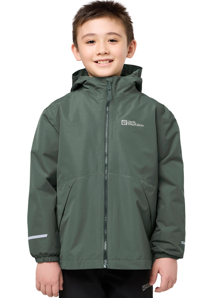 Jack Wolfskin 3-in-1-Funktionsjacke »ICELAND 3IN1 JACKET K« mit Kapuze 3in1, wasserdicht, Übergangsjacke/Winterjacke