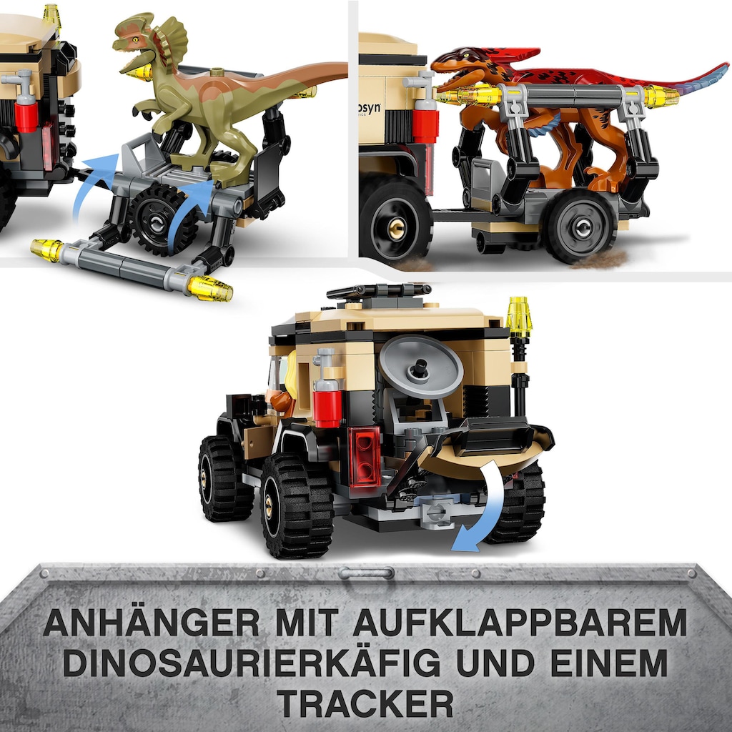 LEGO® Konstruktionsspielsteine »Pyroraptor & Dilophosaurus Transport (76951), LEGO® Jurassic World«, (254 St.)