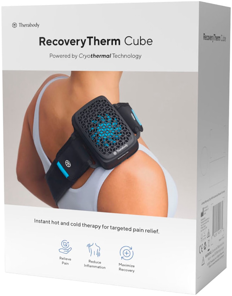 Therabody Thermotherapiegerät »RecoveryTherm Cube, Schmerzlinderung in Sekunden«, durch Wärme & Kälte und Kontrasttherapie