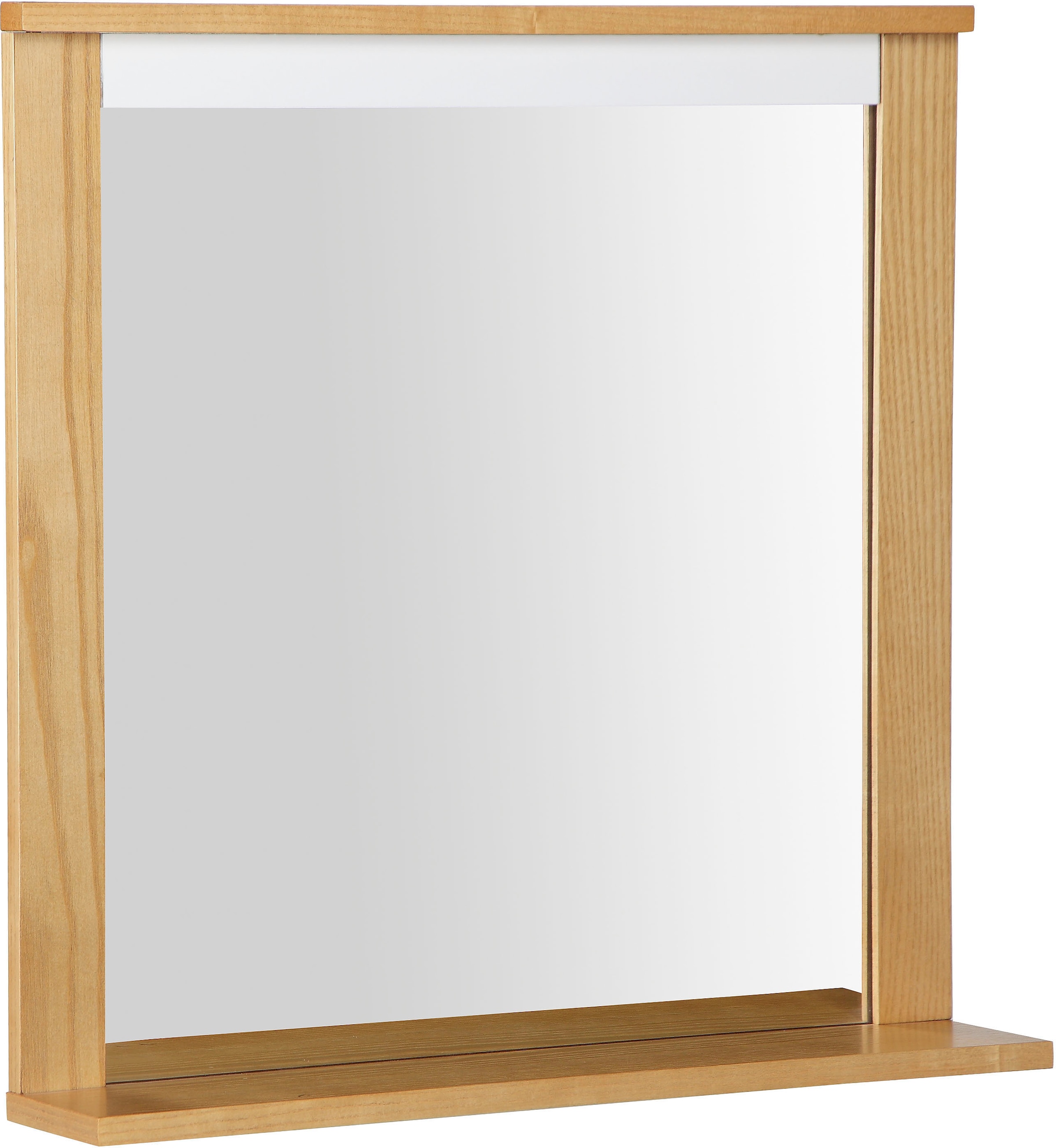 welltime Badspiegel »Falun«, Badspiegel mit Ablage, Breite 55 cm