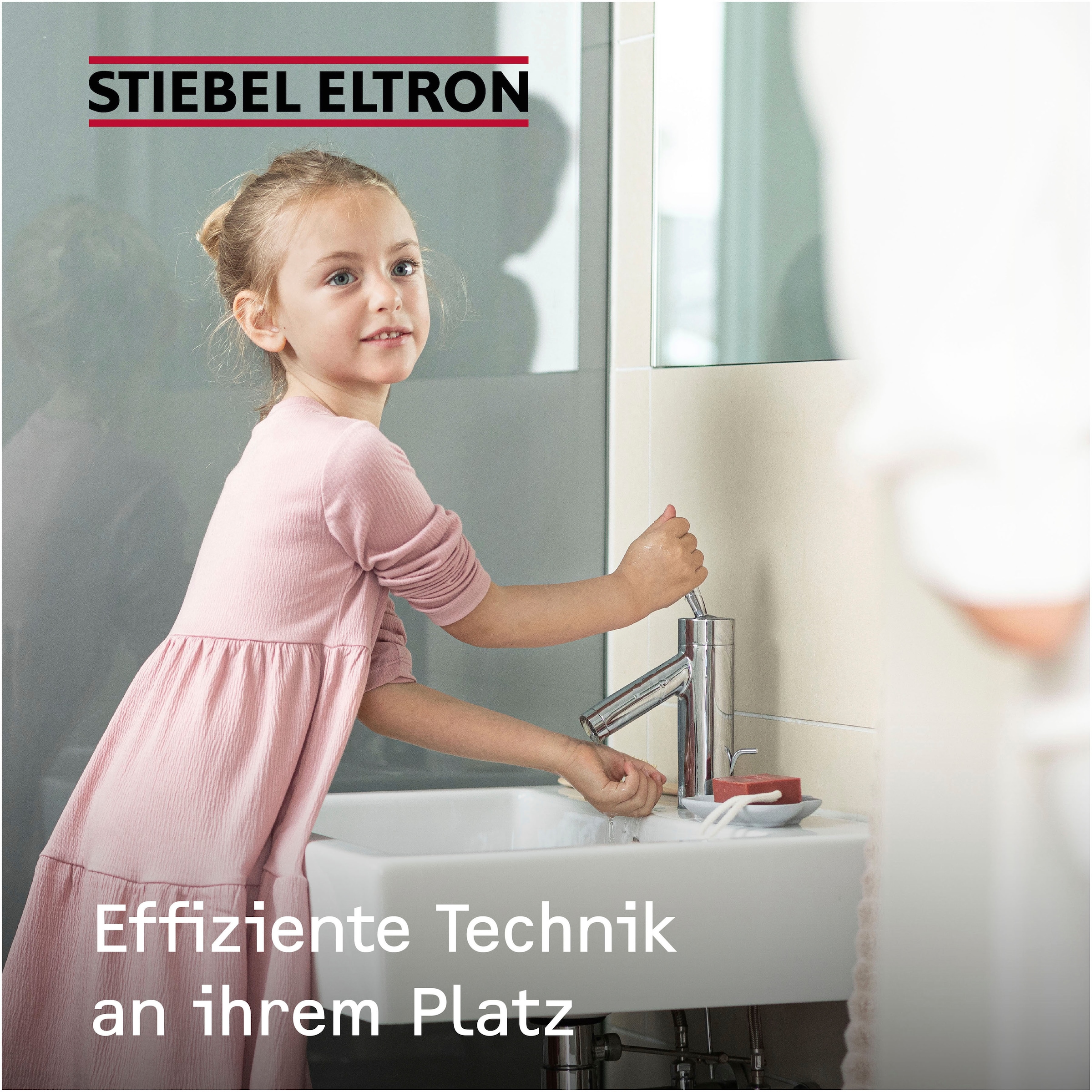STIEBEL ELTRON Komfort-Durchlauferhitzer »DHB 18/21/24 ST«, elektronisch, Temperaturwahl durch 3 Anwendungssymbole 35, 45, 55°C