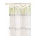 my home Vorhang »MARIA«, (2 St.), Fertiggardine, Gardine, Inkl. 2 Raffbänder, halbtransparent Seidenoptik