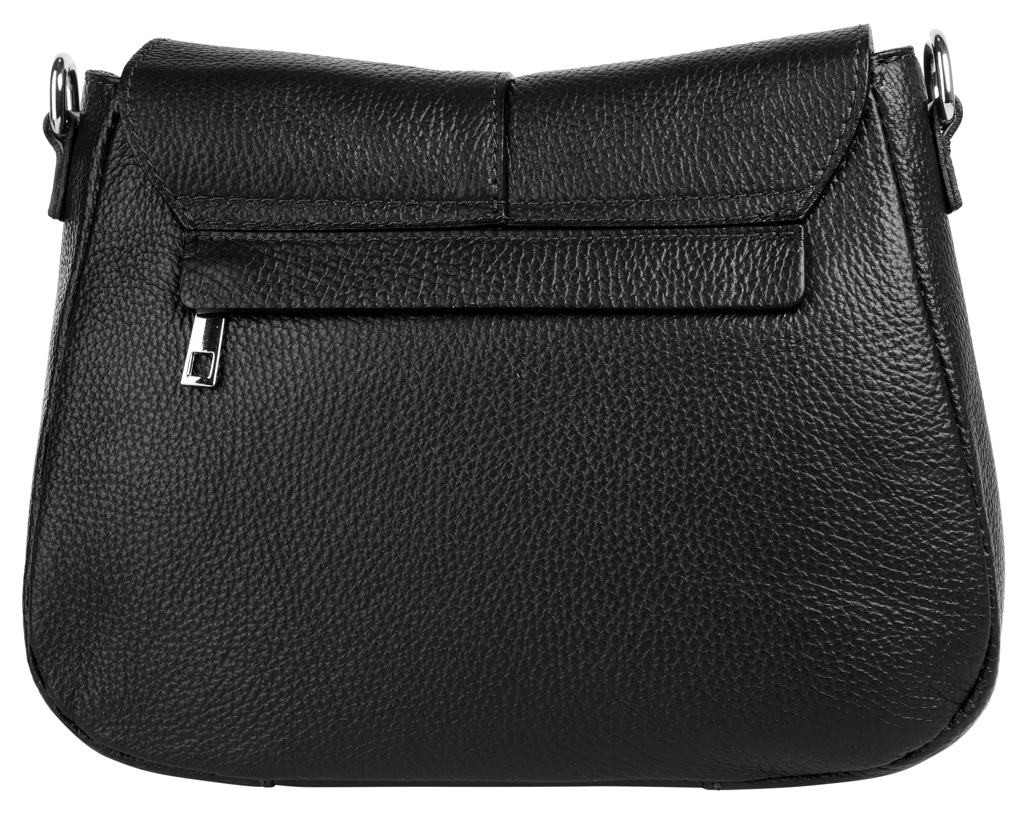 Cluty Umhängetasche, echt Leder, Made in Italy