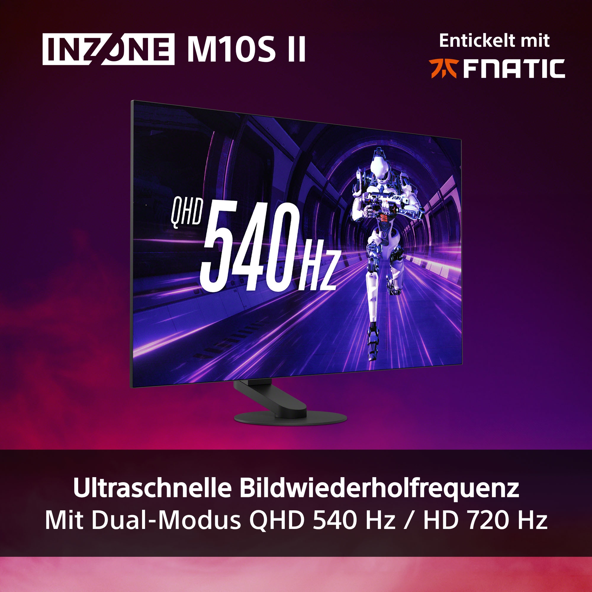 Sony Gaming-Monitor »INZONE M10S II« 67 cm/27 ″  2560 x 1440 px QHD 0,02 Reaktionszeit 540 Hz SDM-27Q102