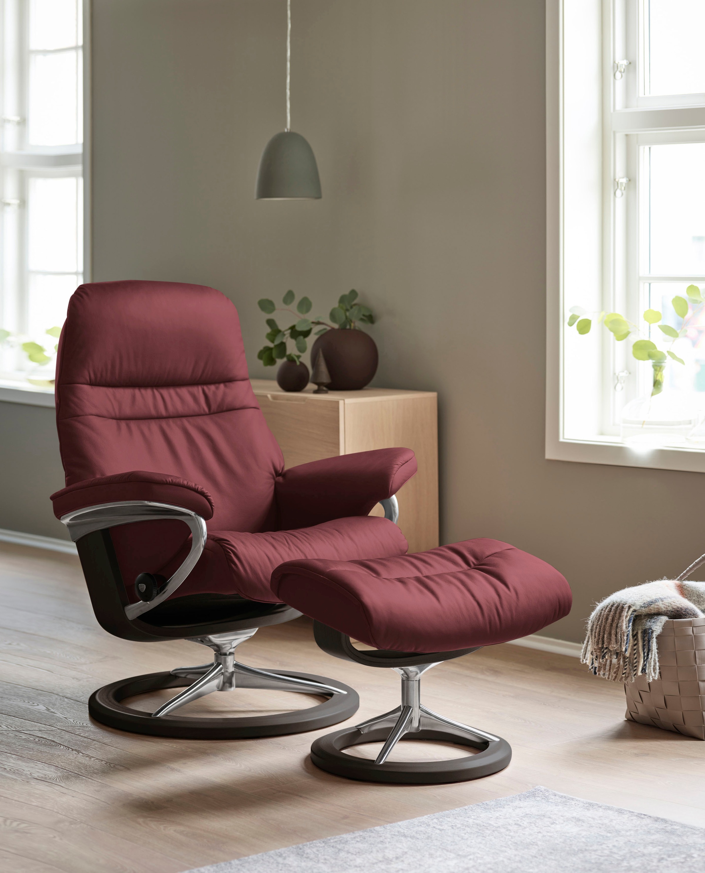 Stressless® Fußhocker »Sunrise«, mit Signature Base, Gestell Wenge