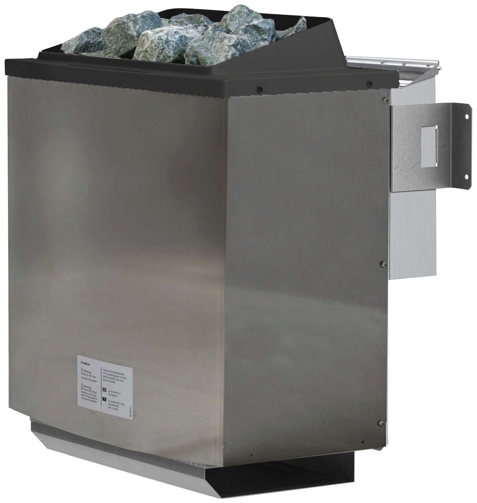 Karibu Fasssauna »naturbelassen mit Ofen 9 kW Bio ext. Strg.« Ofen 9 kW Bio externe Strg easy