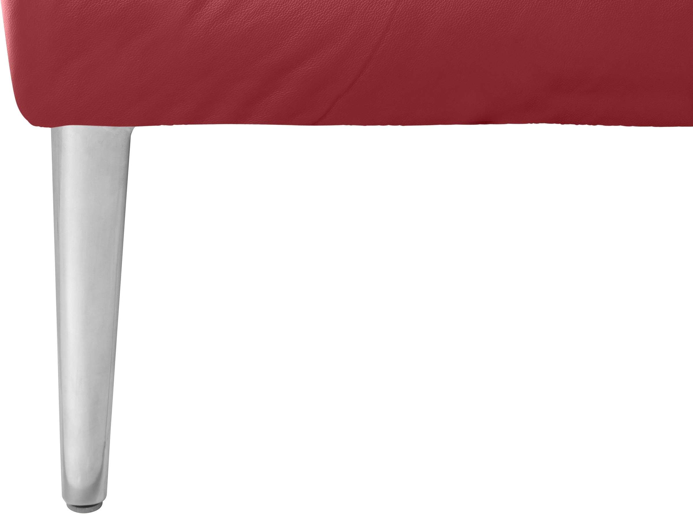 W.SCHILLIG Ecksofa »enjoy&MORE, Designsofa, elegant und bequem, L-Form«, mit Sitztiefenverstellung, Füße Chrom glänzend, Breite 310 cm