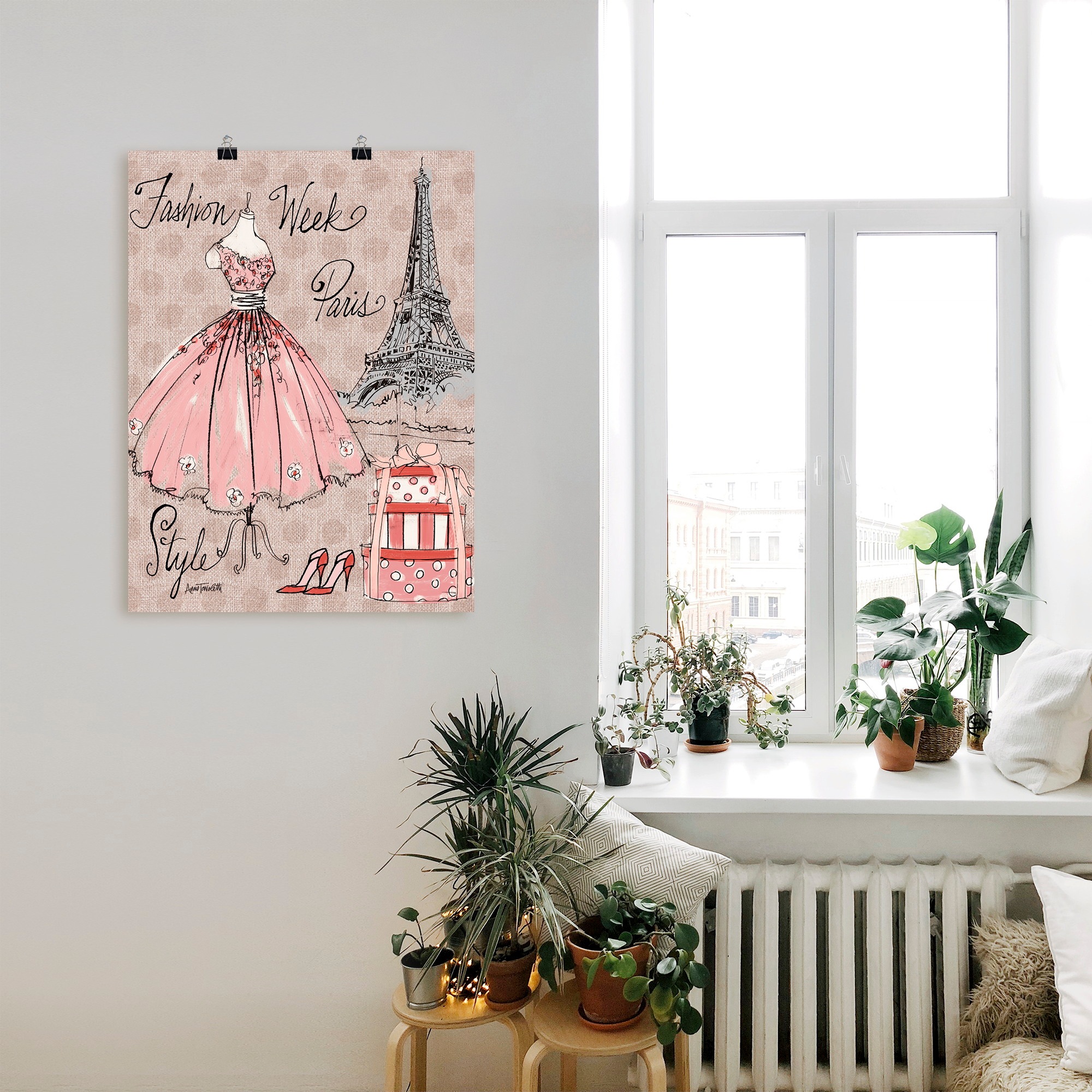 Artland Wandbild »Fashion Week III« Mode 1 Stk. tlg. als Leinwandbild, Poster, Wandaufkleber in verschied. Größen